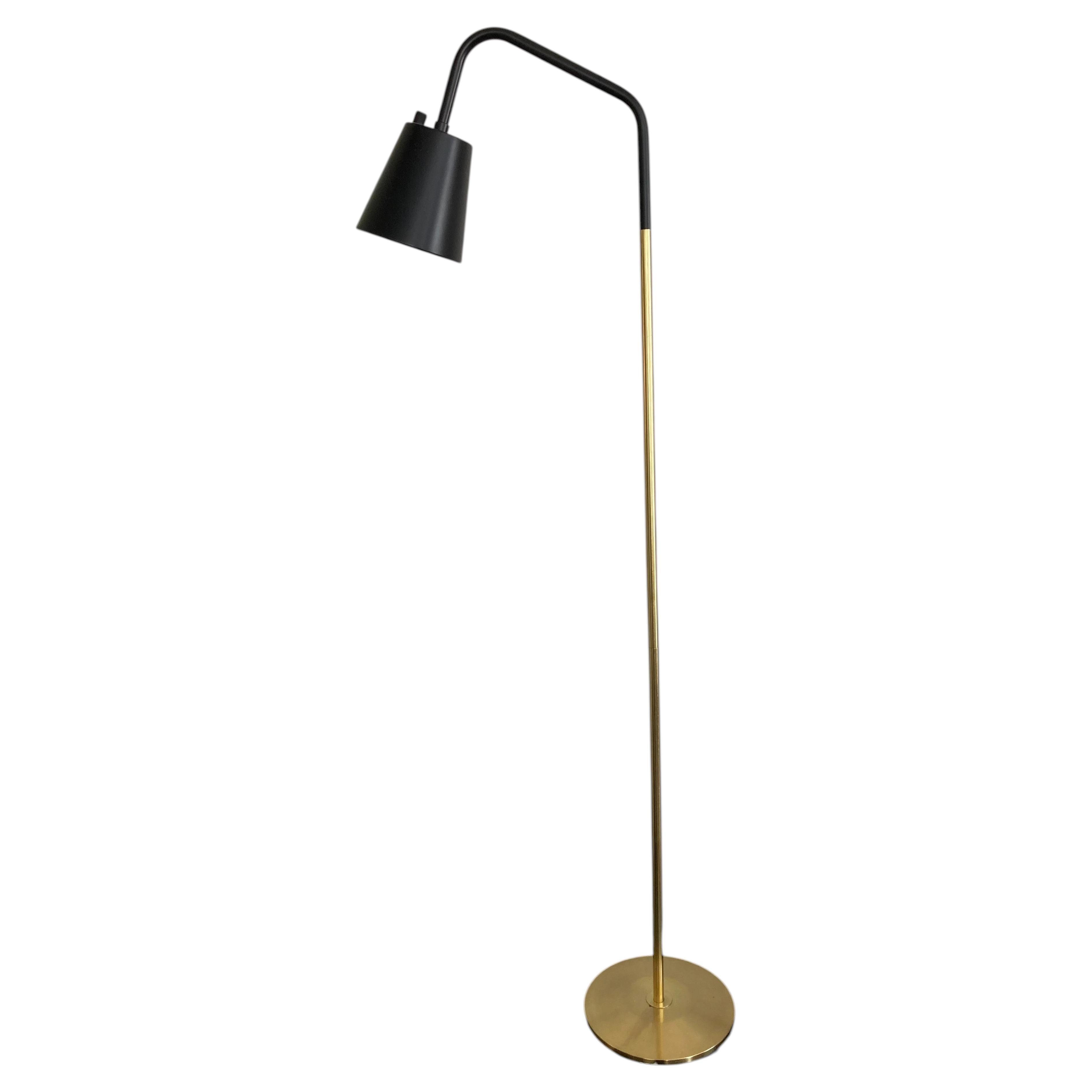 Jacques Adnet Style Floor Lamp For Sale