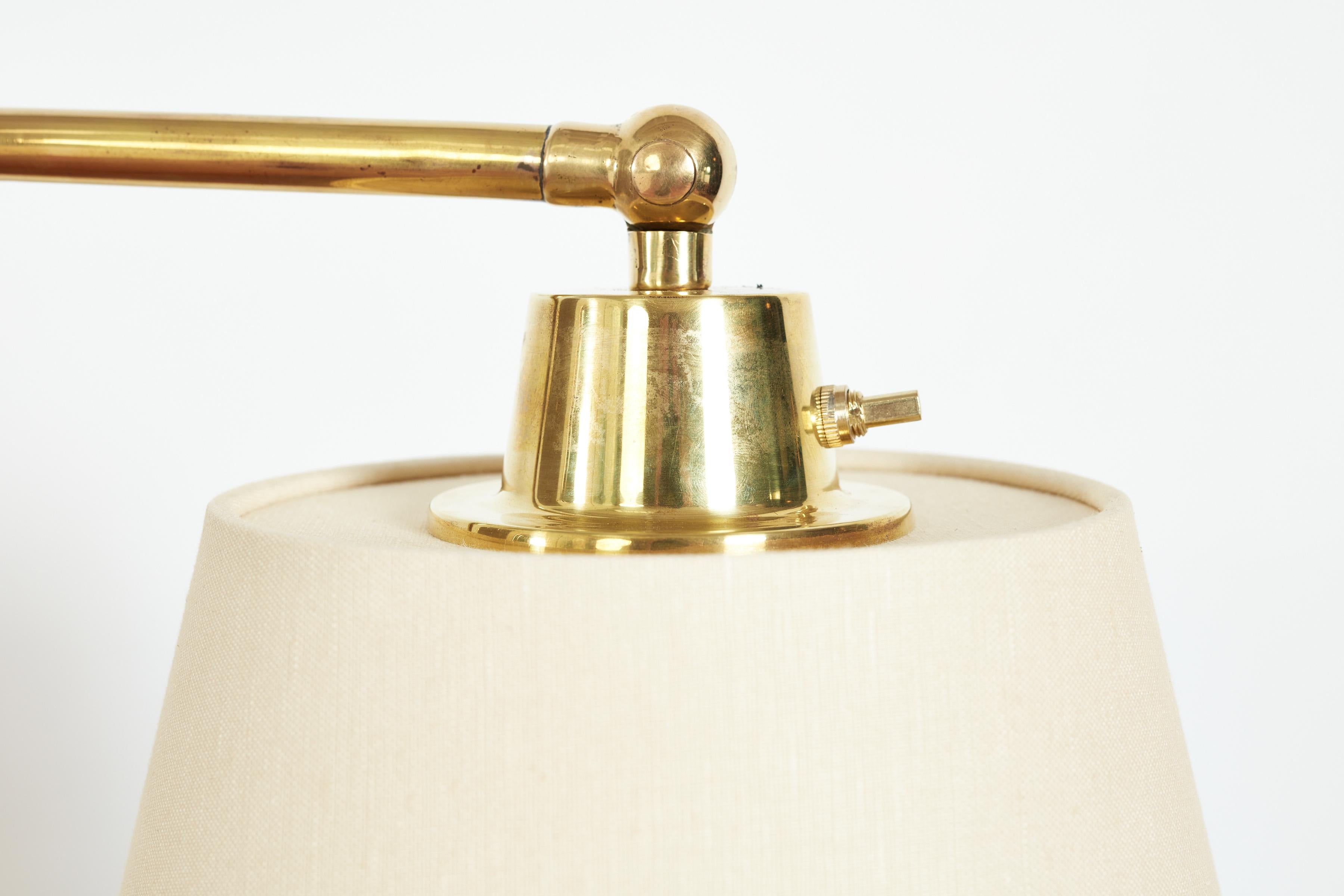 Jacques Adnet Style Floor Lamp in Green Leather 10