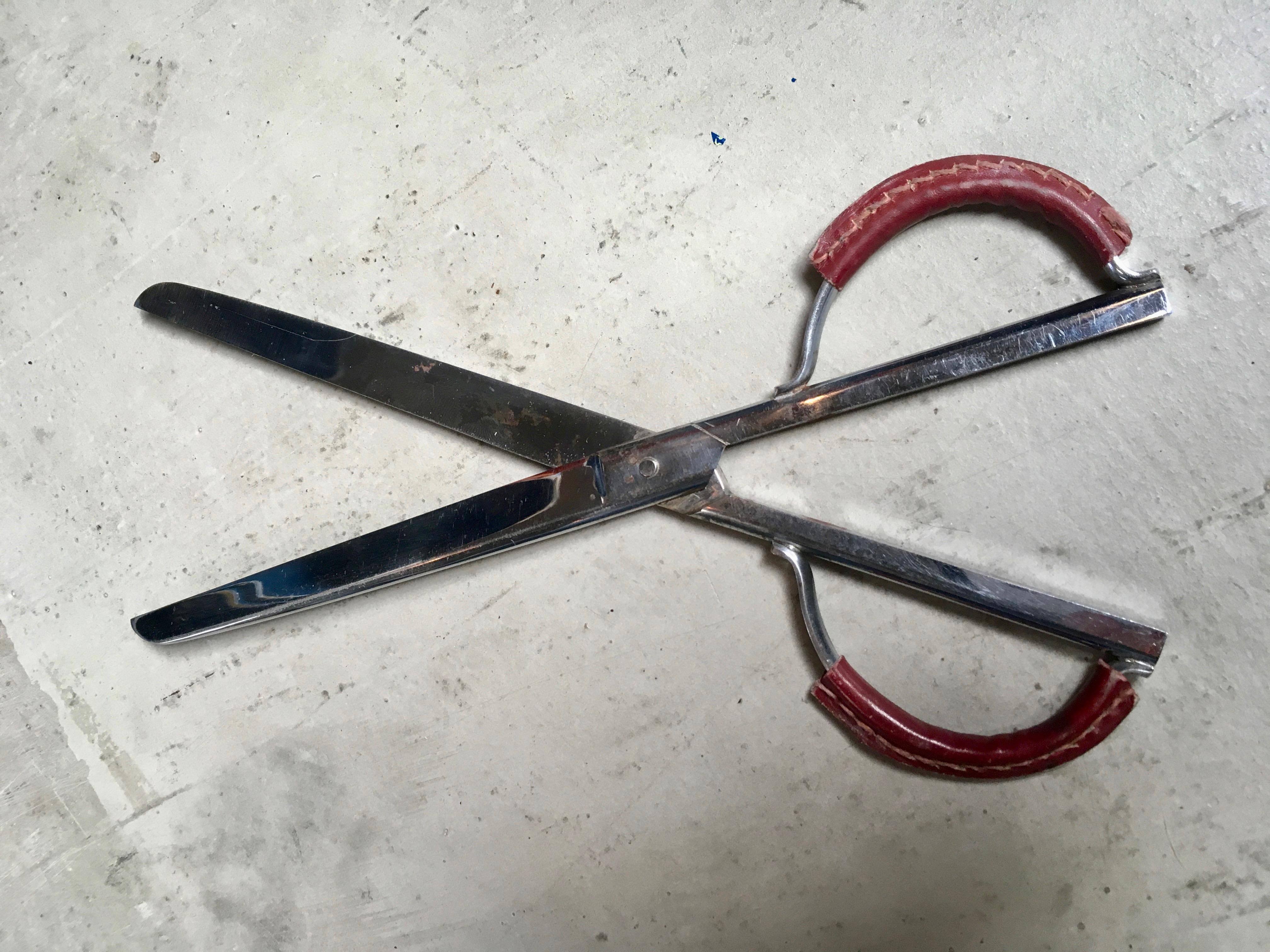 Jacques Adnet Style Scissors In Good Condition In Los Angeles, CA