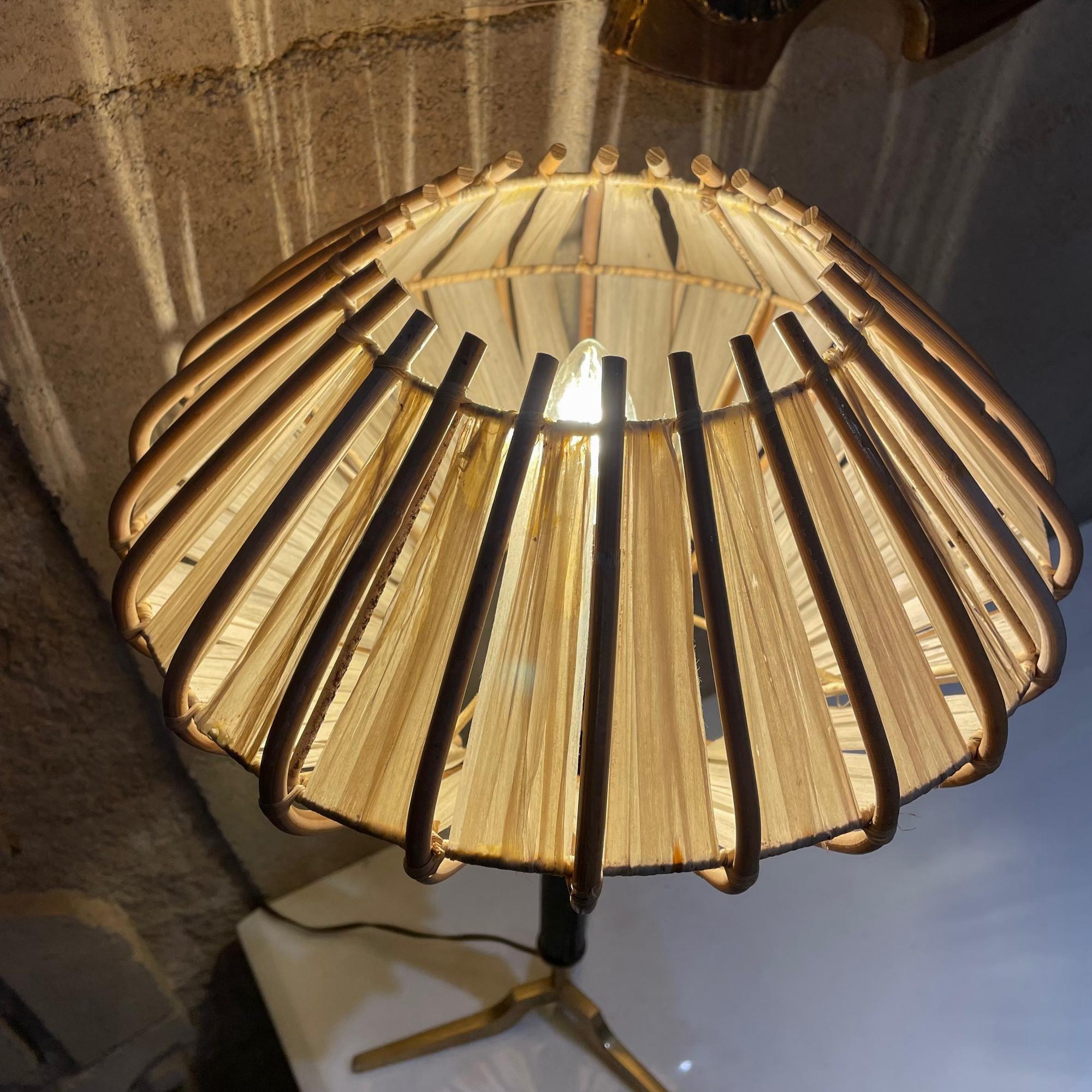 Mid-Century Modern Lampe de table de style Jacques Adnet, années 1950, France en vente