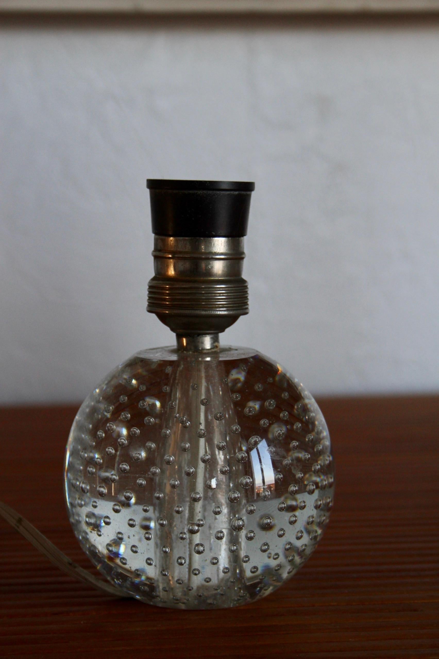 Jacques Adnet style table lamp In Good Condition For Sale In grand Lancy, CH