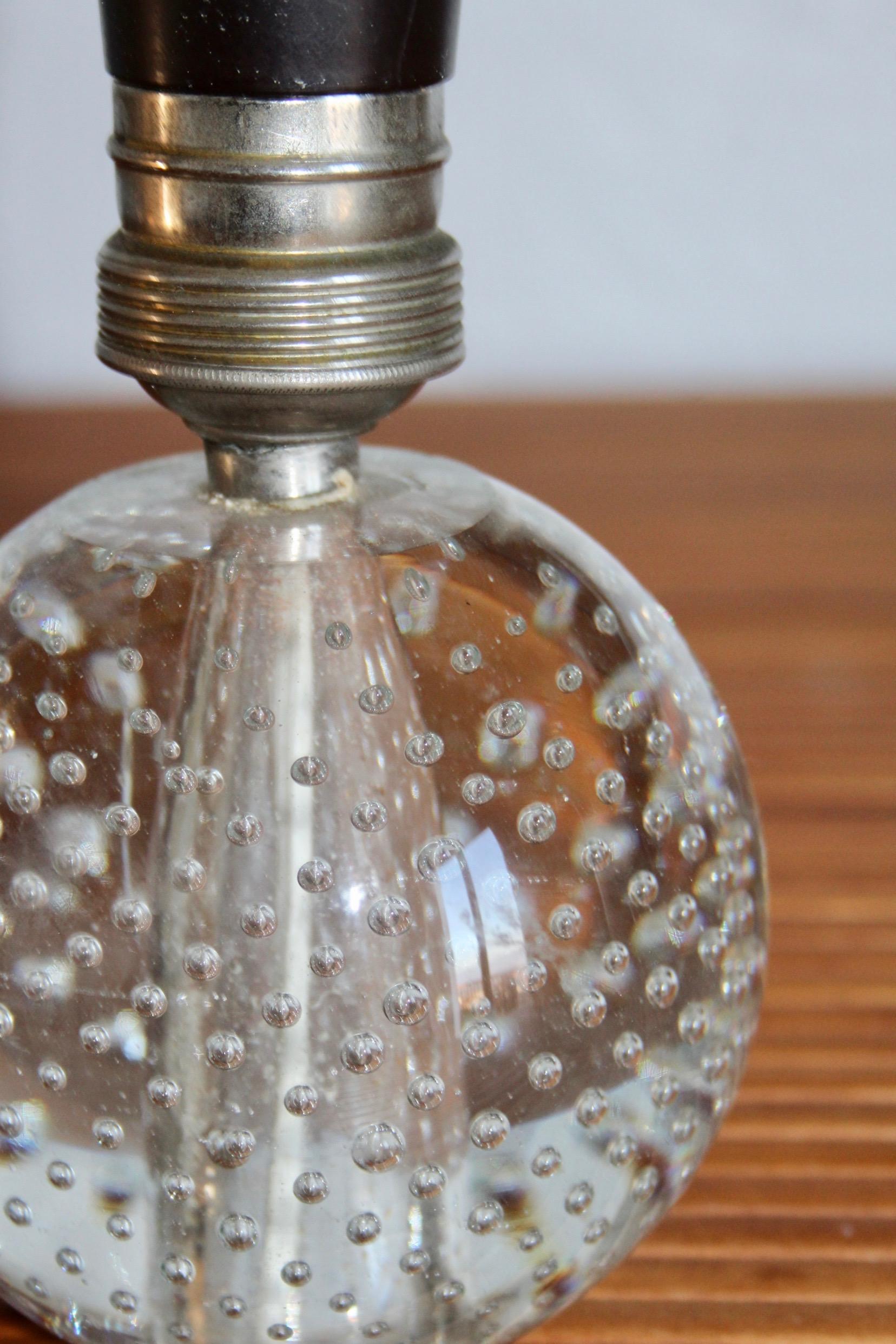 Mid-20th Century Jacques Adnet style table lamp For Sale