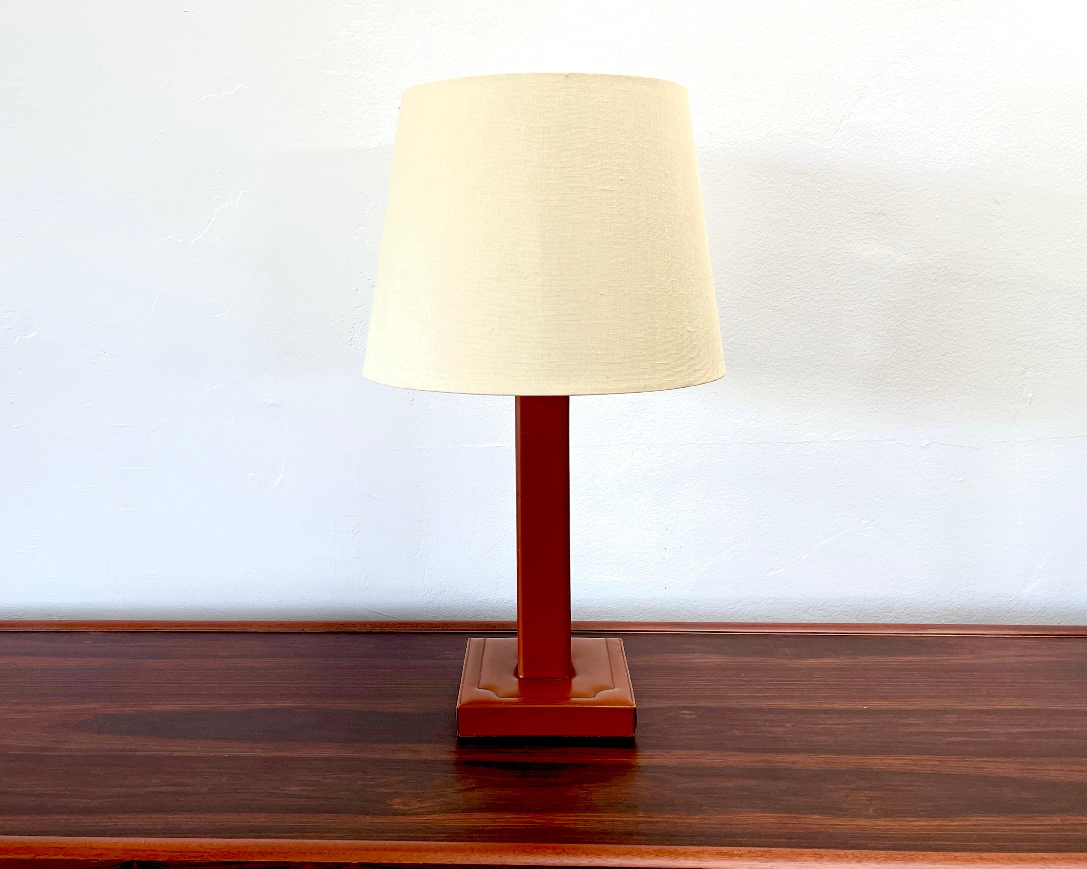 Jacques Adnet Style Table Lamp 1