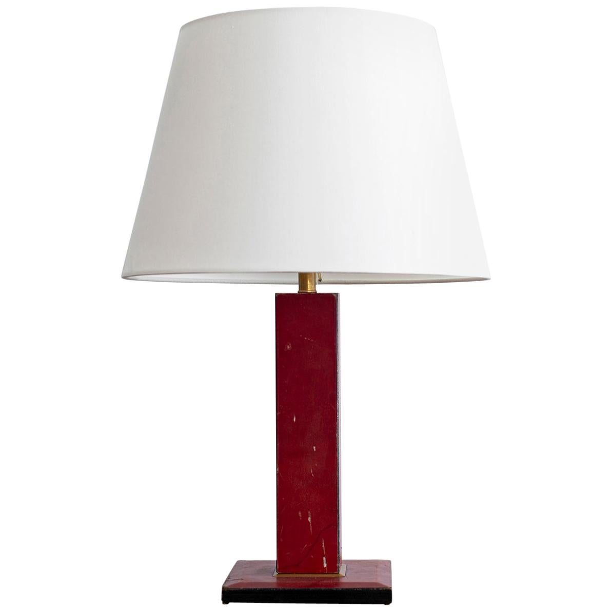 Jacques Adnet Style Table Lamp