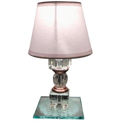 Jacques Adnet Style Table Lamp, France, 1950