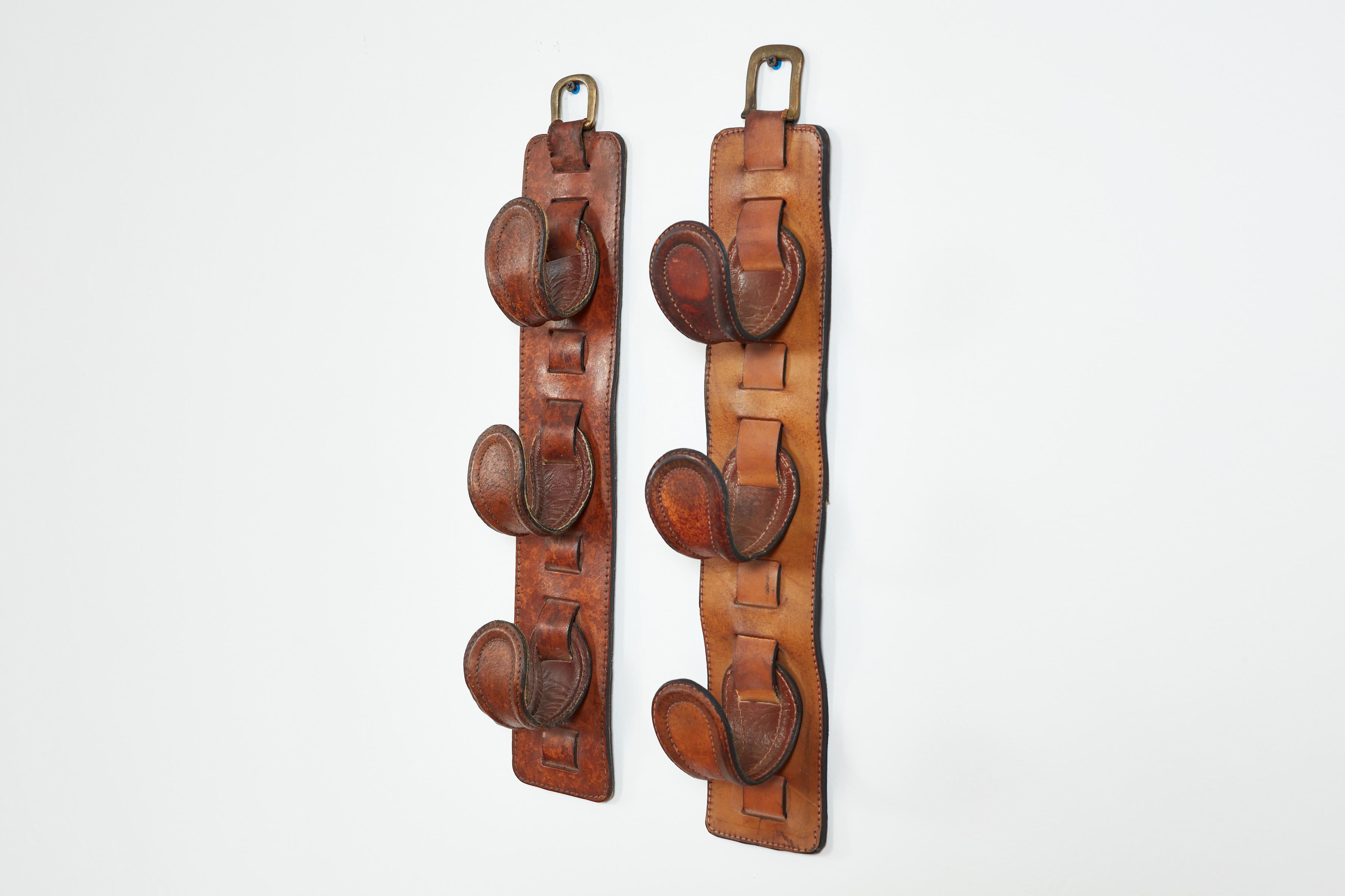 French Jacques Adnet Style Wall Hook For Sale