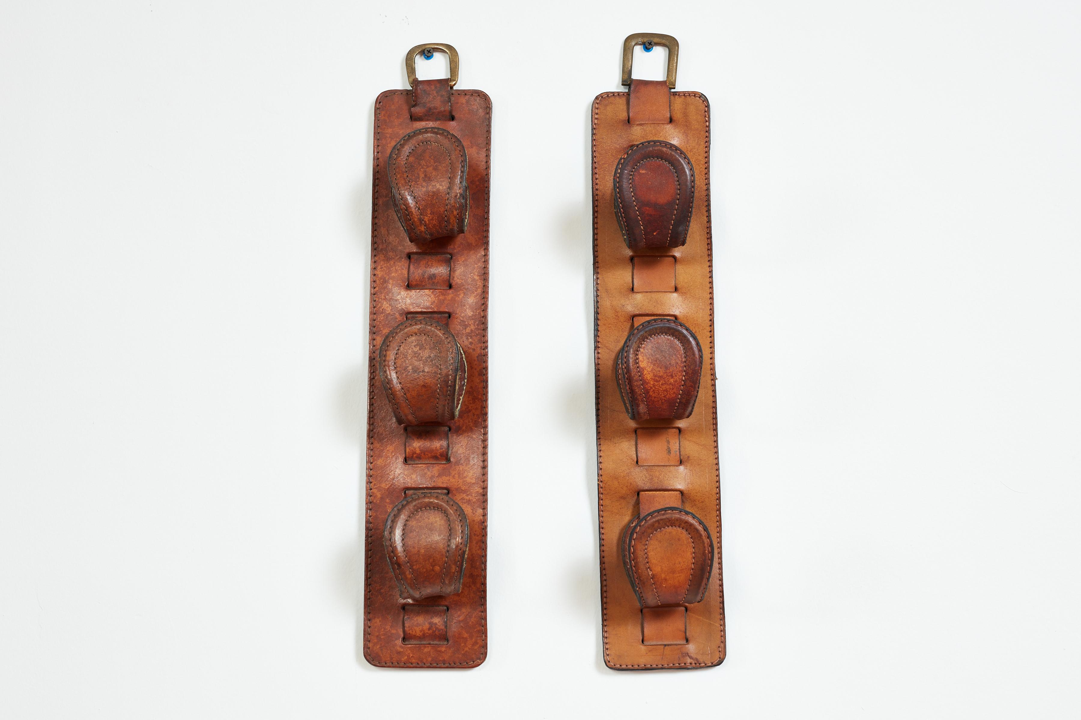 Mid-20th Century Jacques Adnet Style Wall Hook For Sale