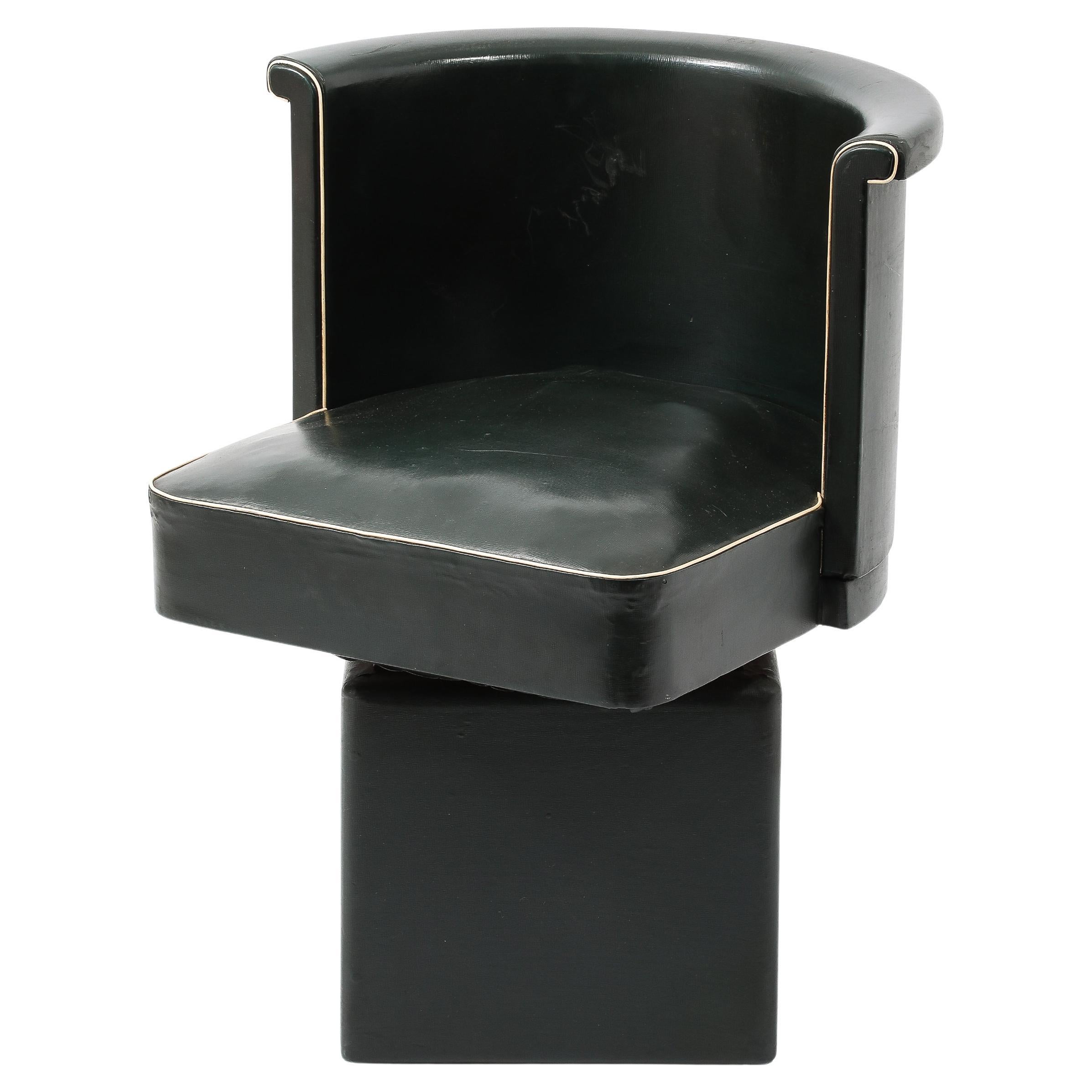 Jacques Adnet Swiveling Desk Chair, France 1940's