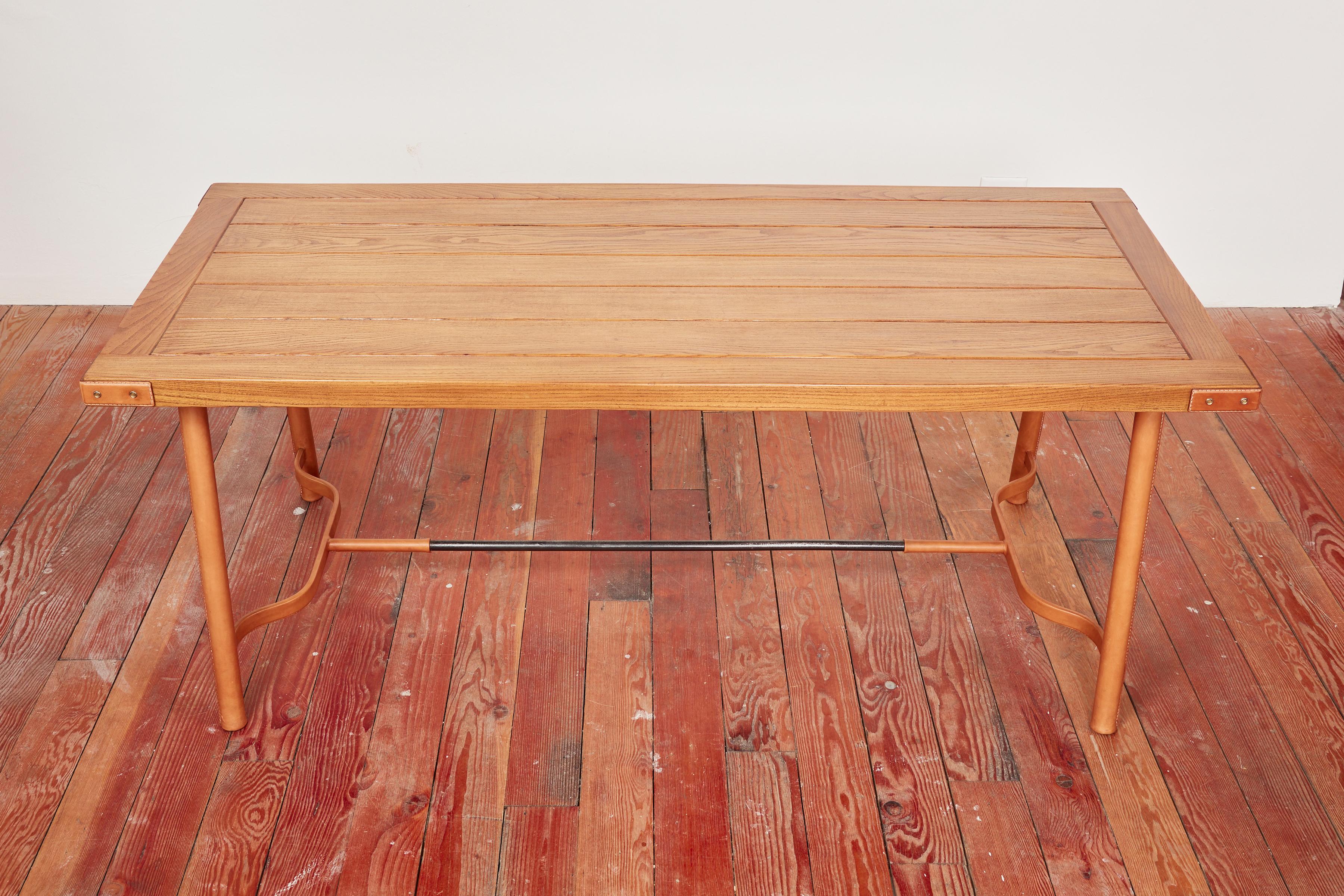 Jacques Adnet Table  In Good Condition For Sale In Beverly Hills, CA