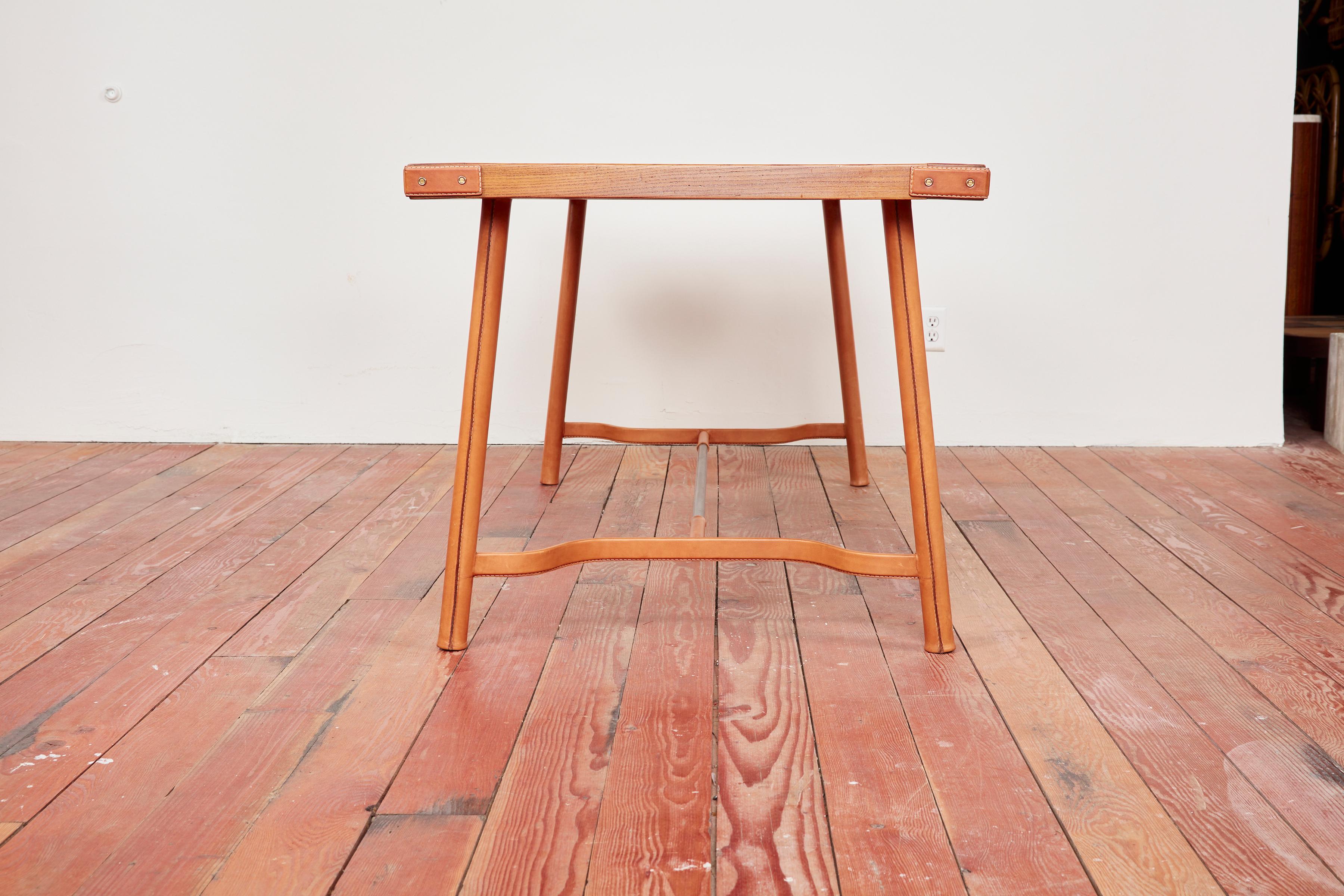 Mid-20th Century Jacques Adnet Table  For Sale