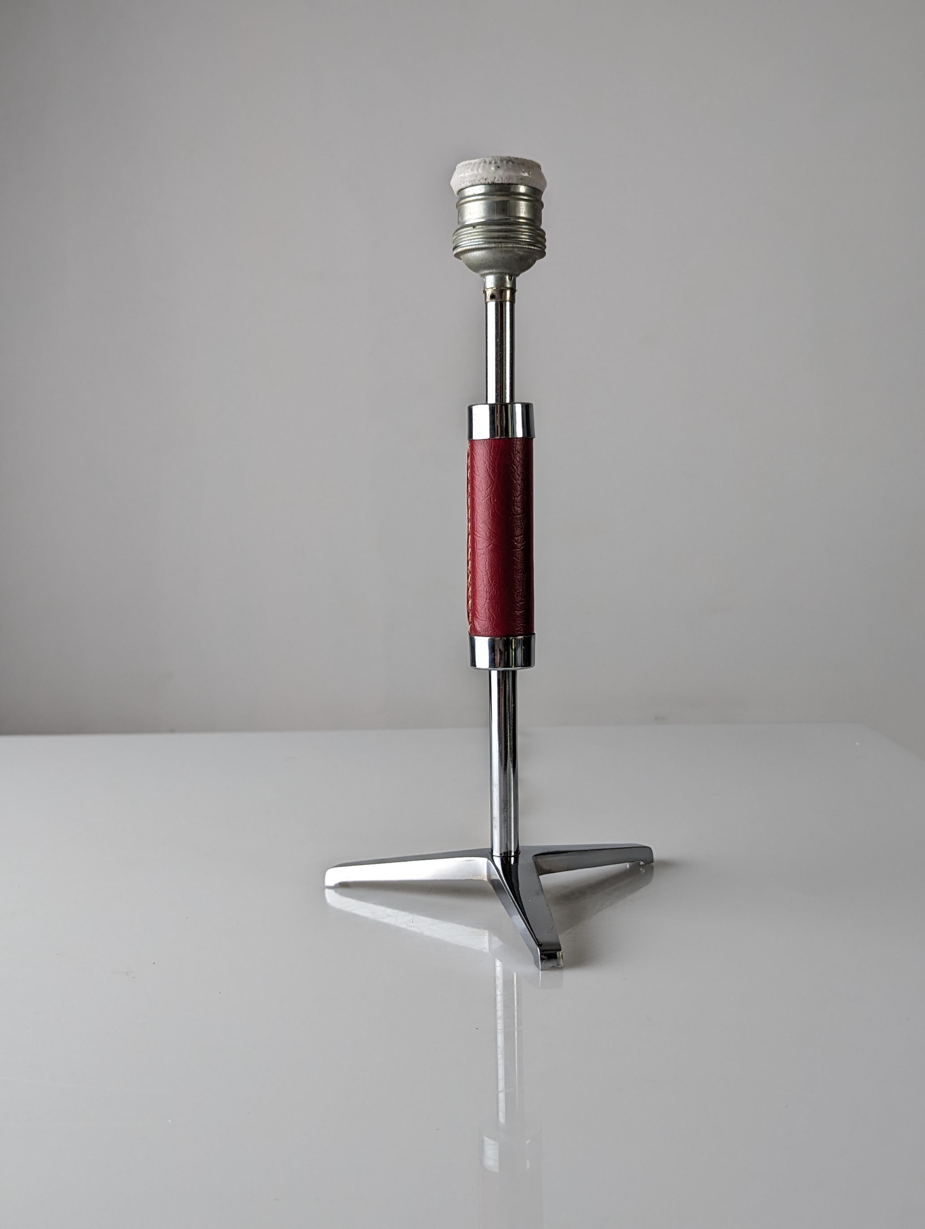 Jacques Adnet table lamp 1950s For Sale 2