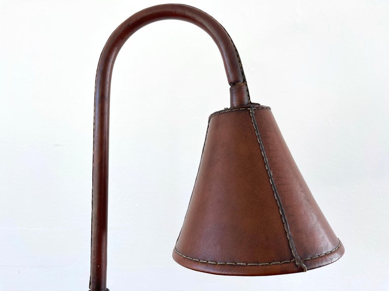 Jacques Adnet Table Lamp In Good Condition For Sale In Los Angeles, CA