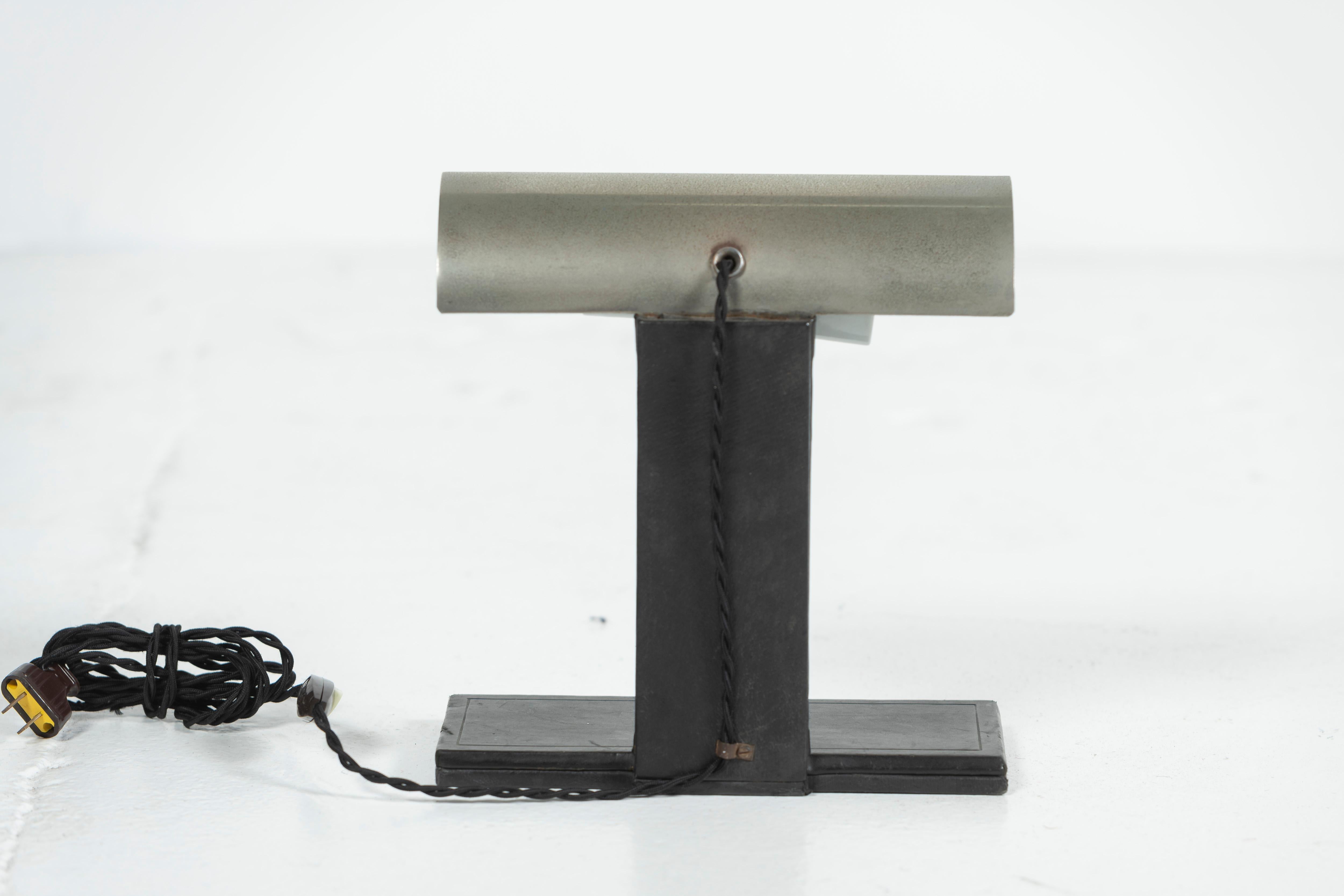 Jacques Adnet Table Lamp, France, 1940 For Sale 1