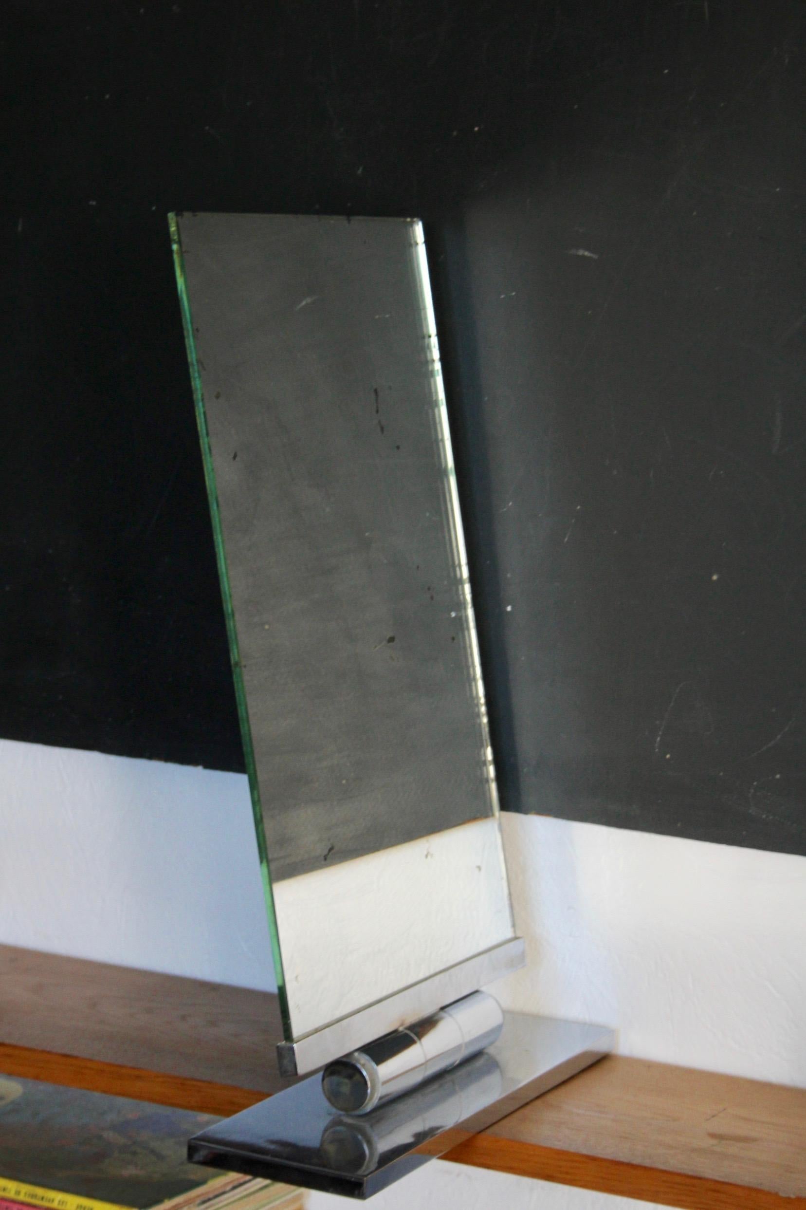 Jacques Adnet table mirror 2