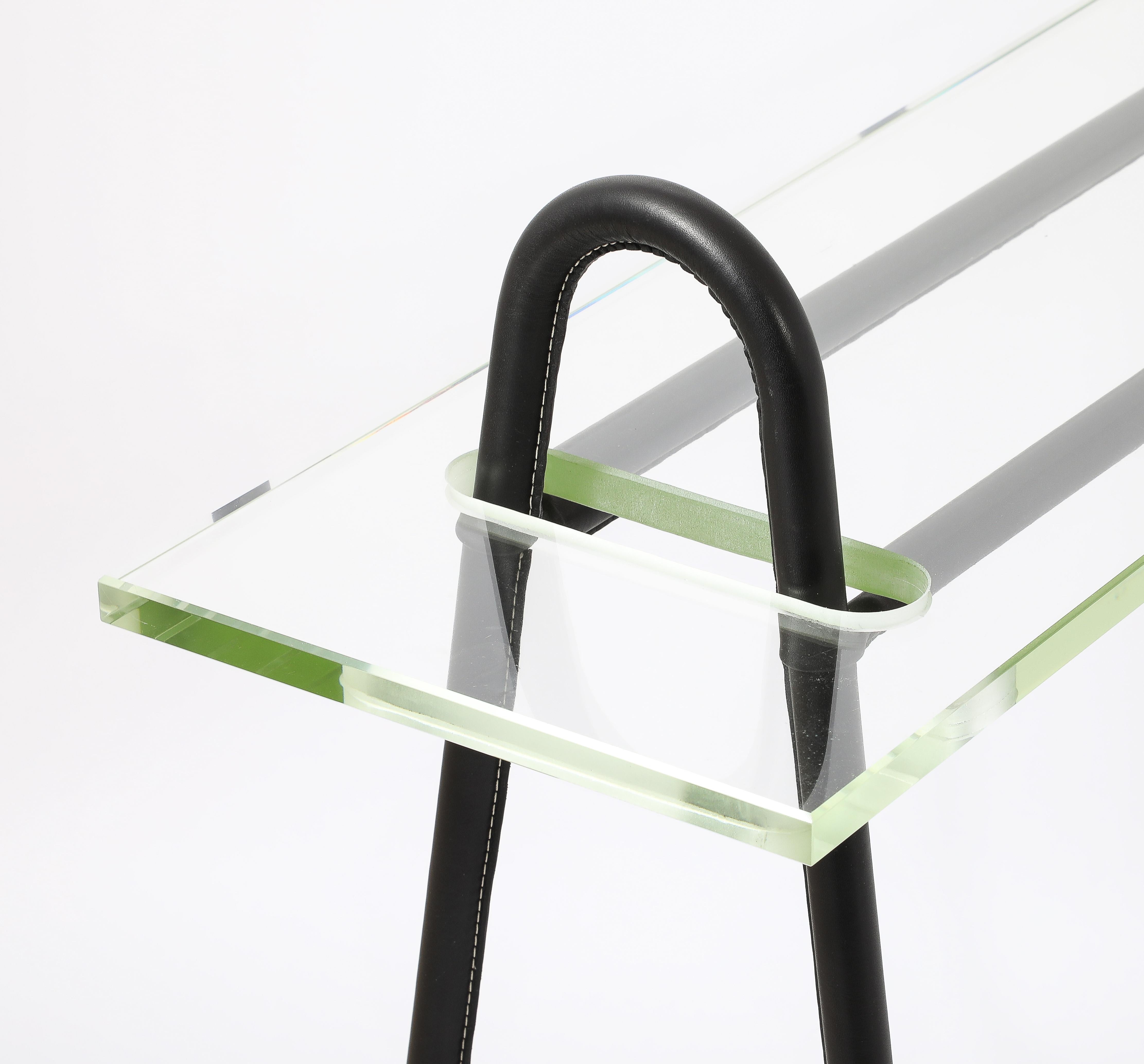 Consoles Trestles de Jacques Adnet, France, années 1950 en vente 1