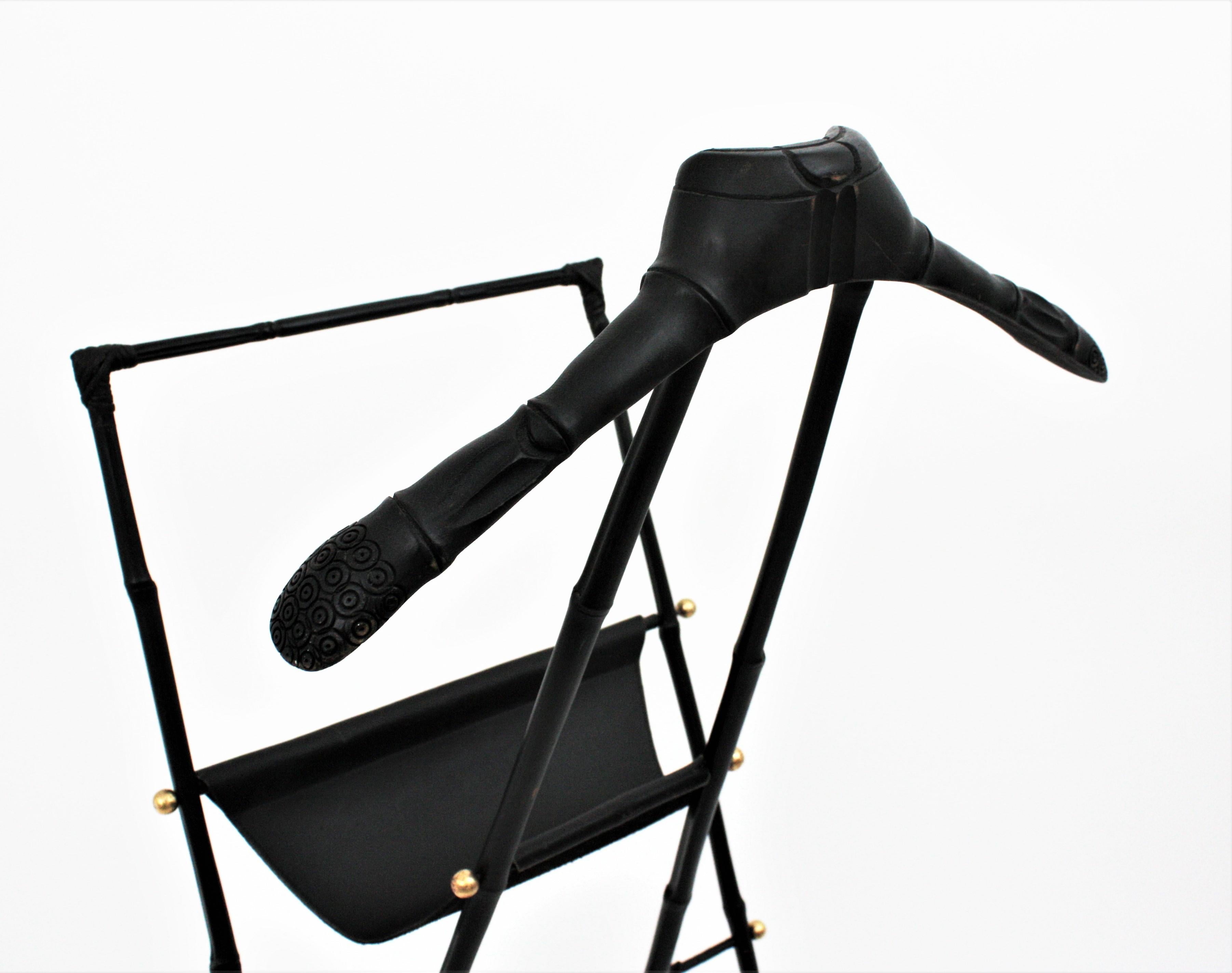 Jacques Adnet Foldable Valet  In Good Condition For Sale In Barcelona, ES