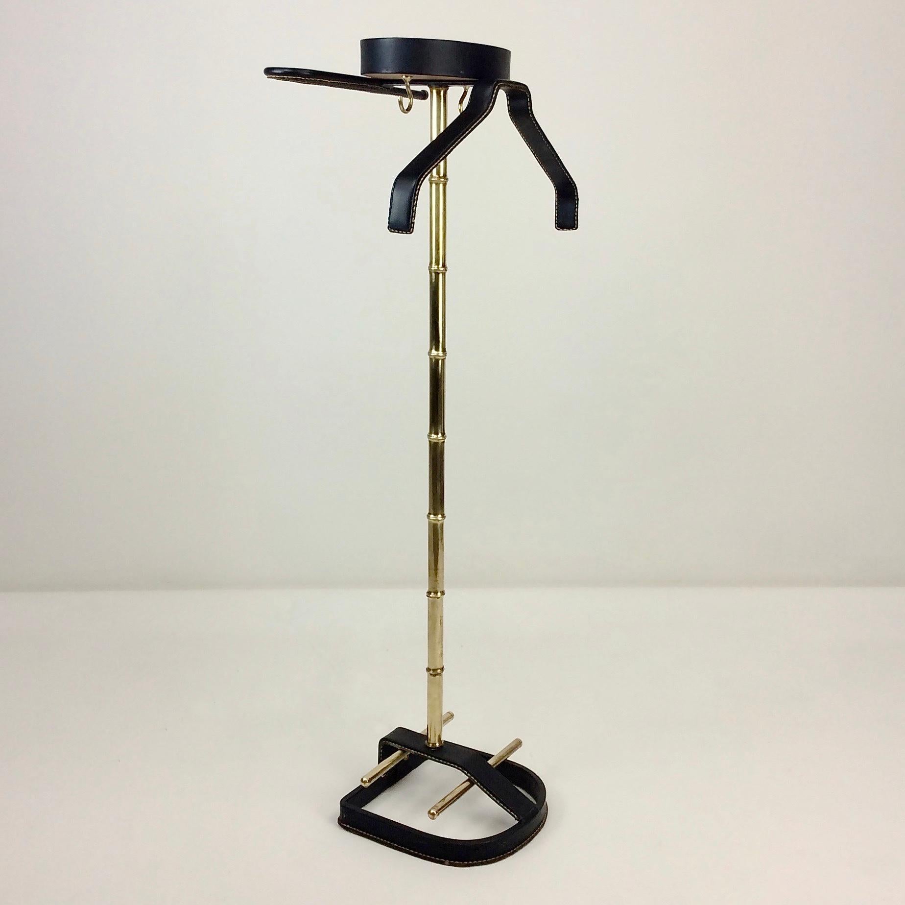 French Jacques Adnet Valet Muet, circa 1960, France For Sale