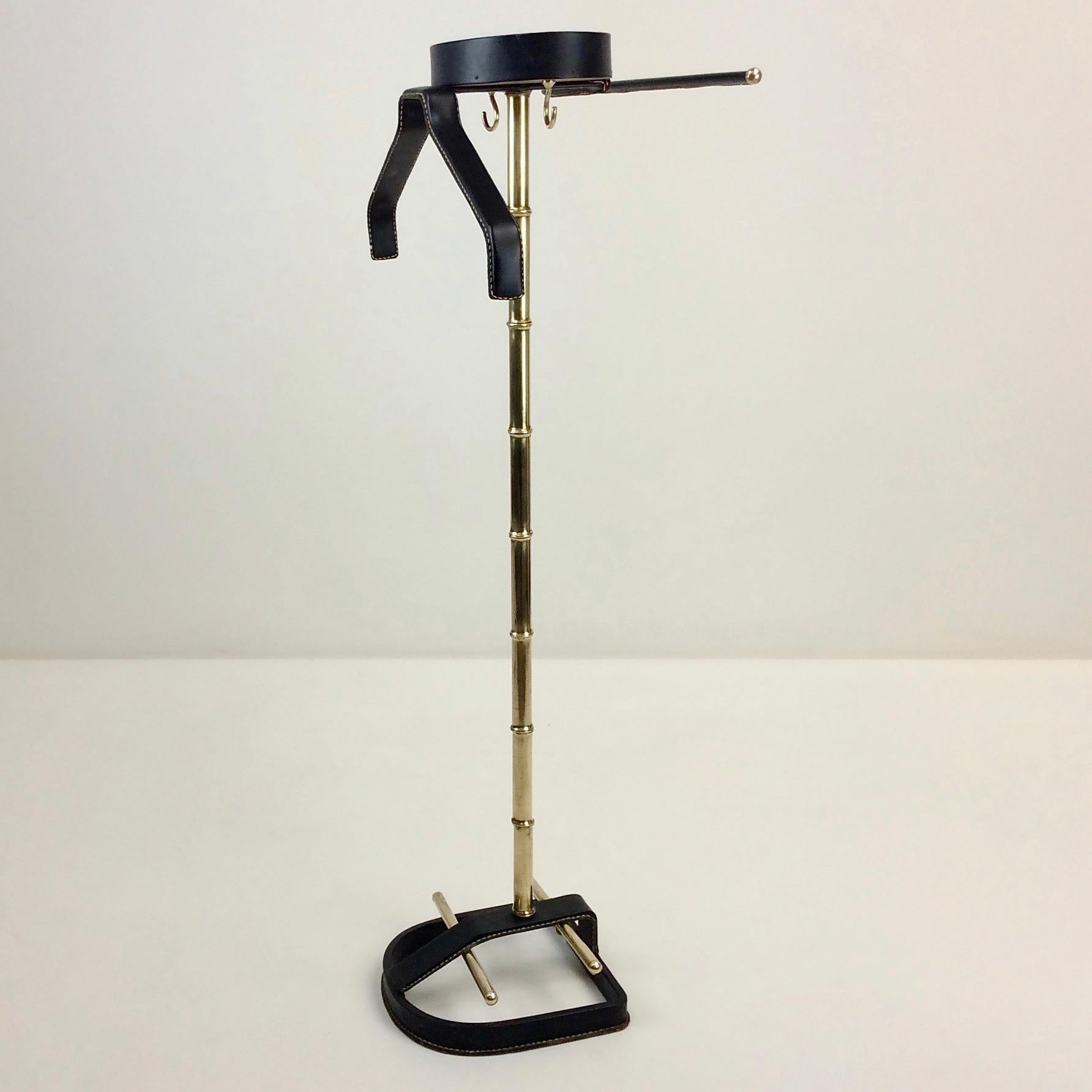 Brass Jacques Adnet Valet Muet, circa 1960, France For Sale