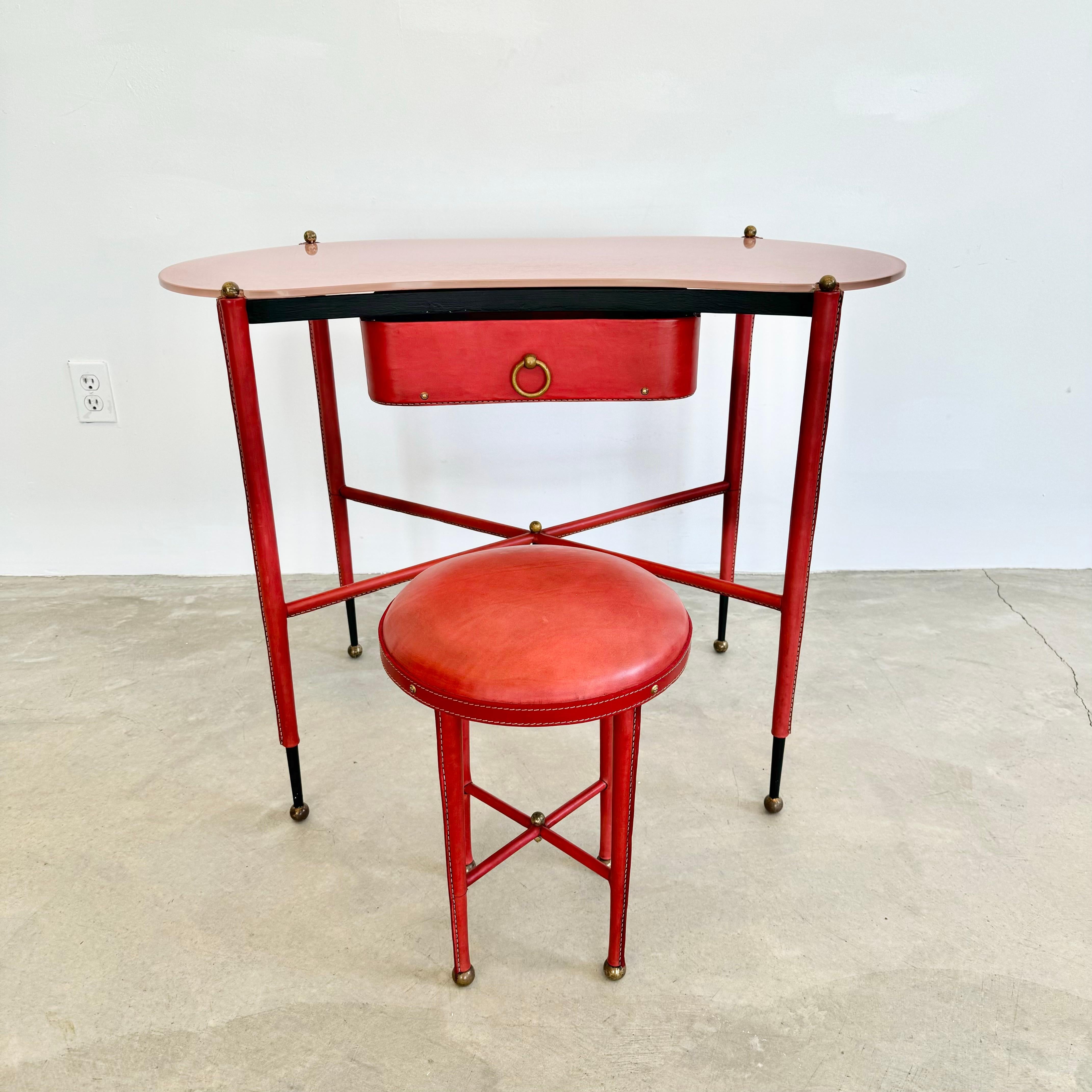 French Jacques Adnet Vanity, 1950s France For Sale