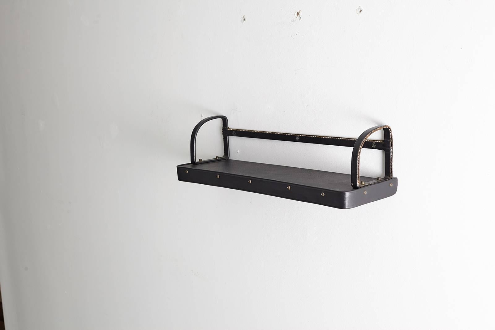 French Jacques Adnet Wall Shelf