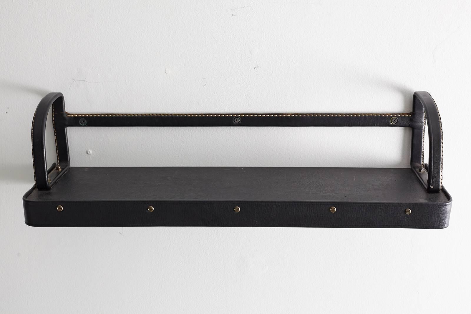 Mid-20th Century Jacques Adnet Wall Shelf