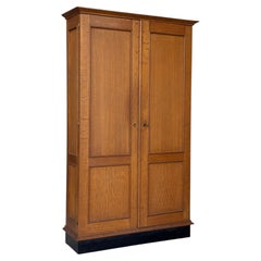 Jacques Adnet wardrobes in oak and formica circa 1950