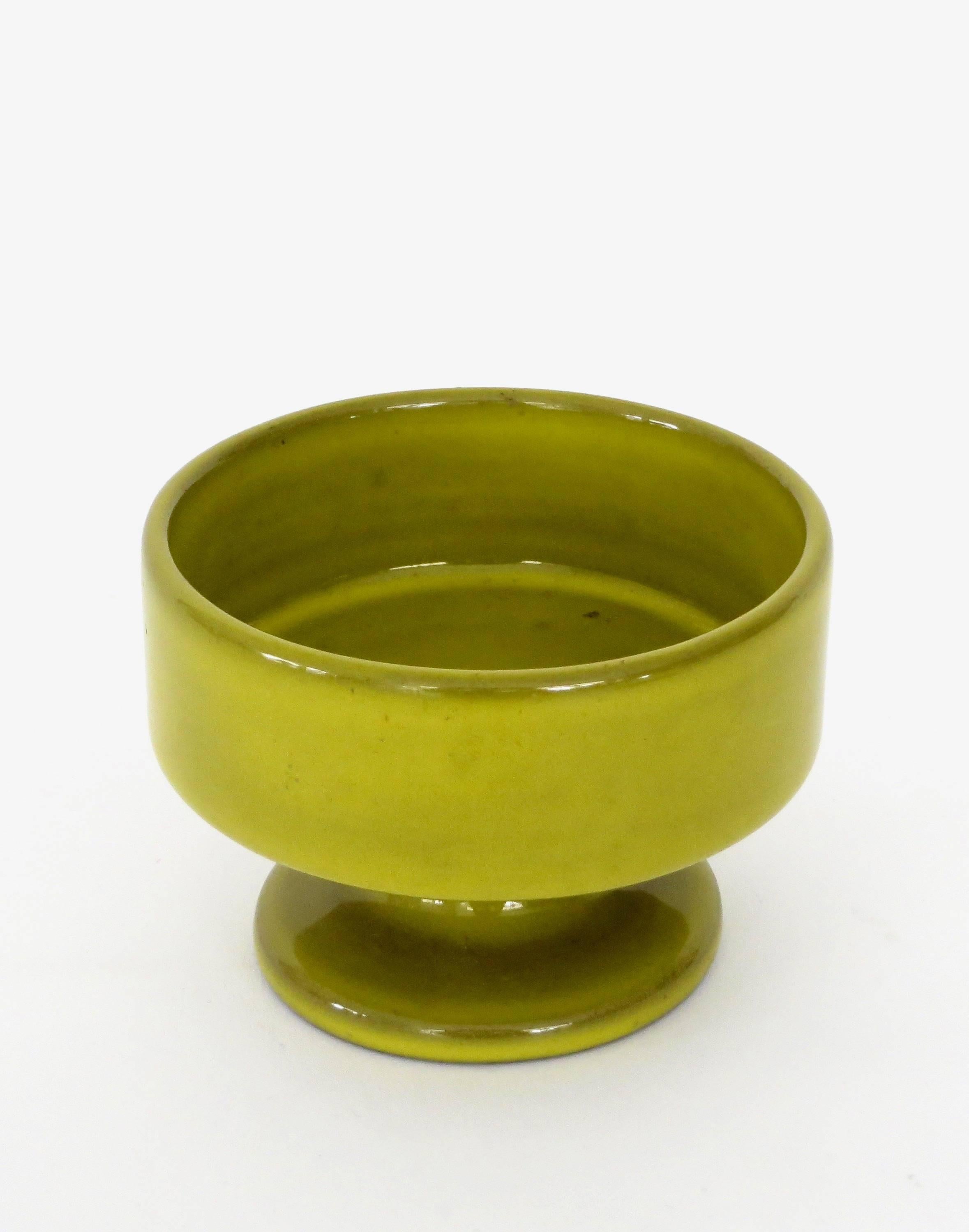 Jacques and Dani Ruelland Chartreuse Green French Ceramic Chalice 5