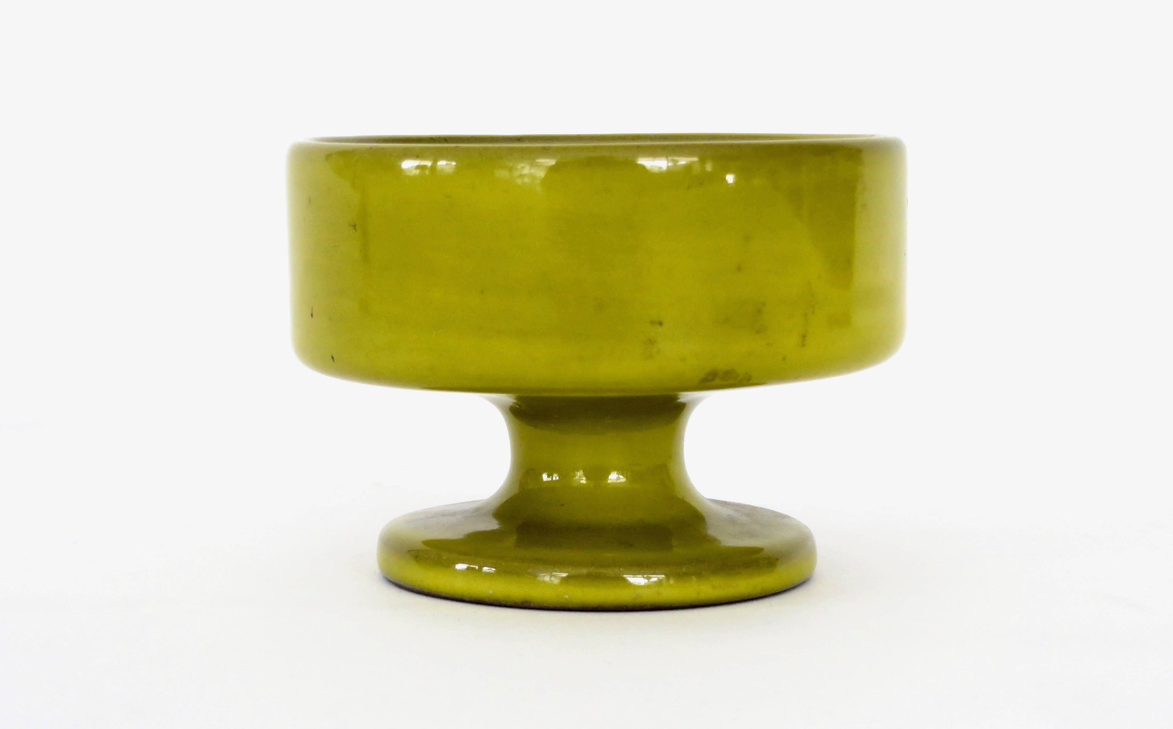 Jacques and Dani Ruelland Chartreuse Green French Ceramic Chalice 9