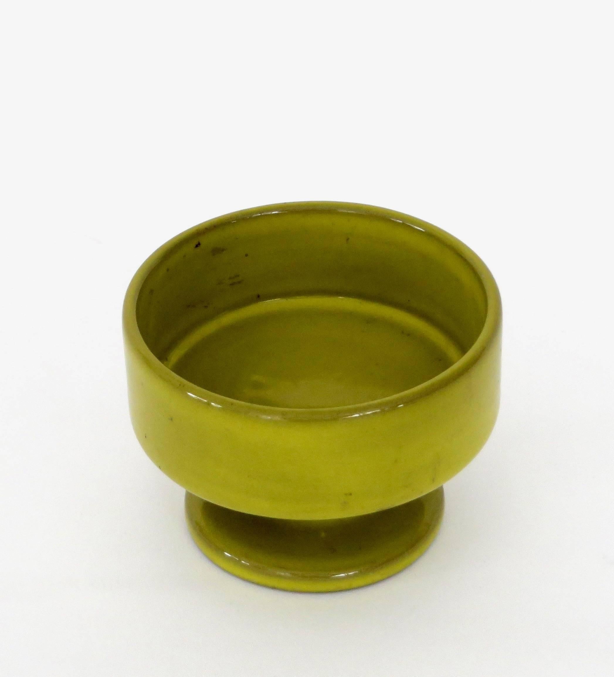 Jacques and Dani Ruelland Chartreuse Green French Ceramic Chalice 4
