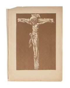 Le Christ - Lithographie originale de Jacques Beltrand - 1928