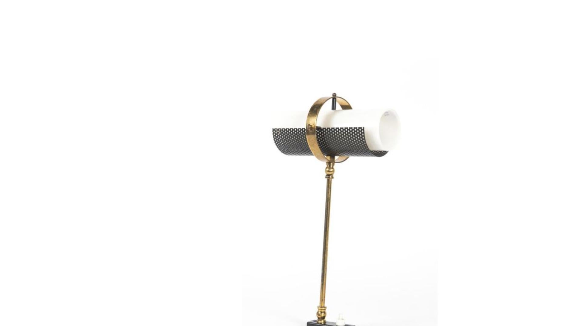 Mid-Century Modern Jacques Biny, in the Style of Double Walled Wall Lamp, circa 1950 For Sale