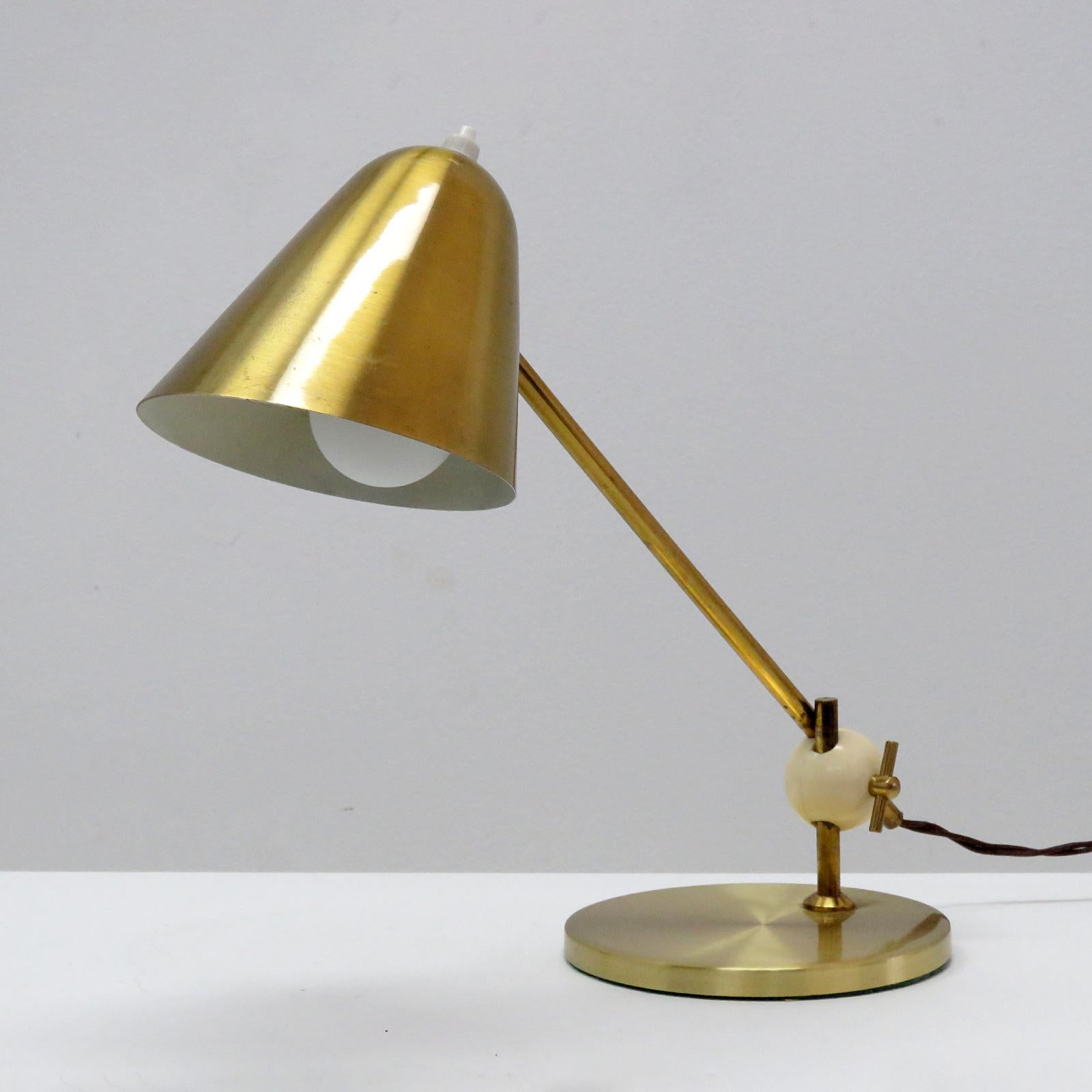 Mid-Century Modern Jacques Biny Table Lamp, 1950
