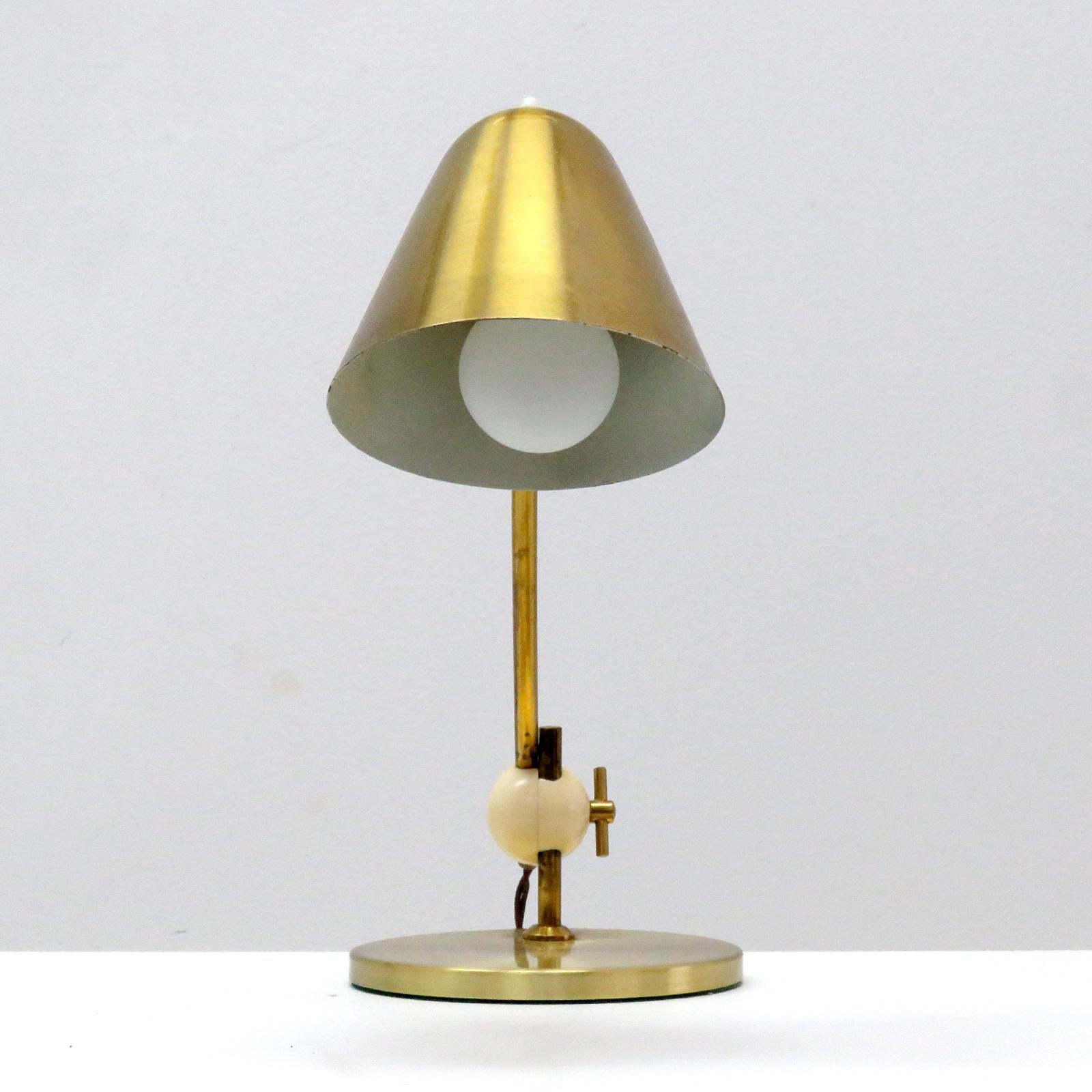 French Jacques Biny Table Lamp, 1950
