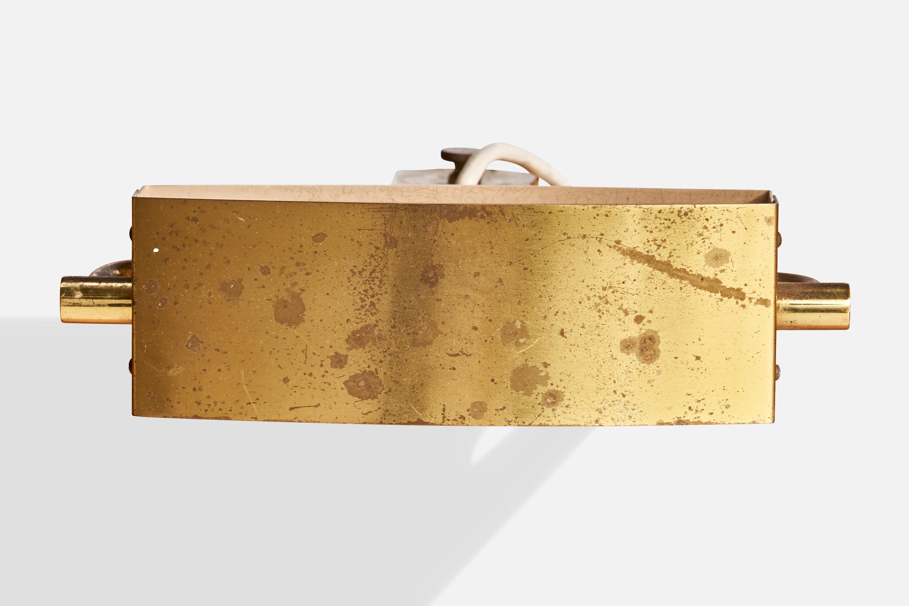 Jacques Biny, Task Lights, Messing, Metall, Frankreich, 1950er Jahre im Zustand „Gut“ im Angebot in High Point, NC