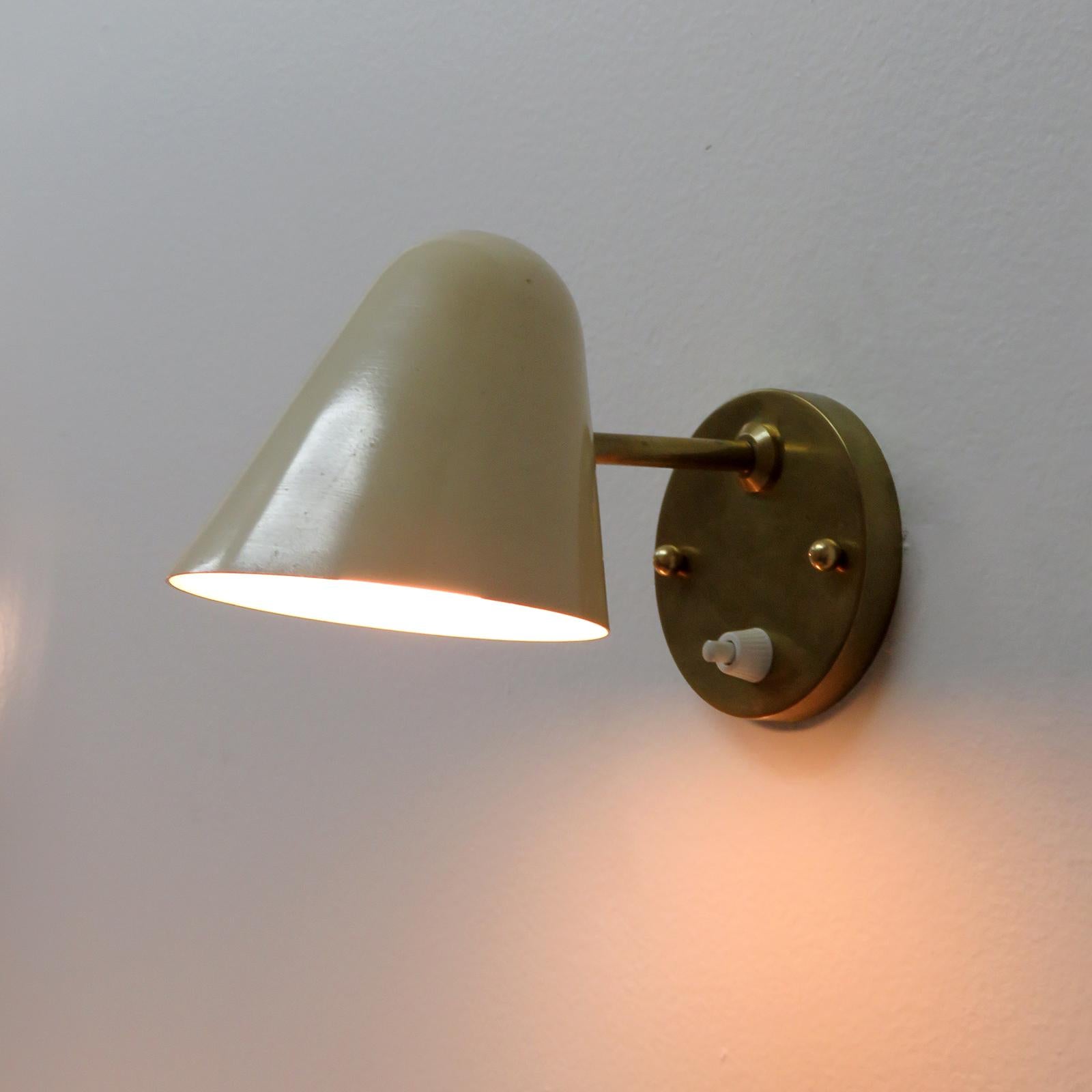 Jacques Biny Wall Light, 1950 For Sale 1