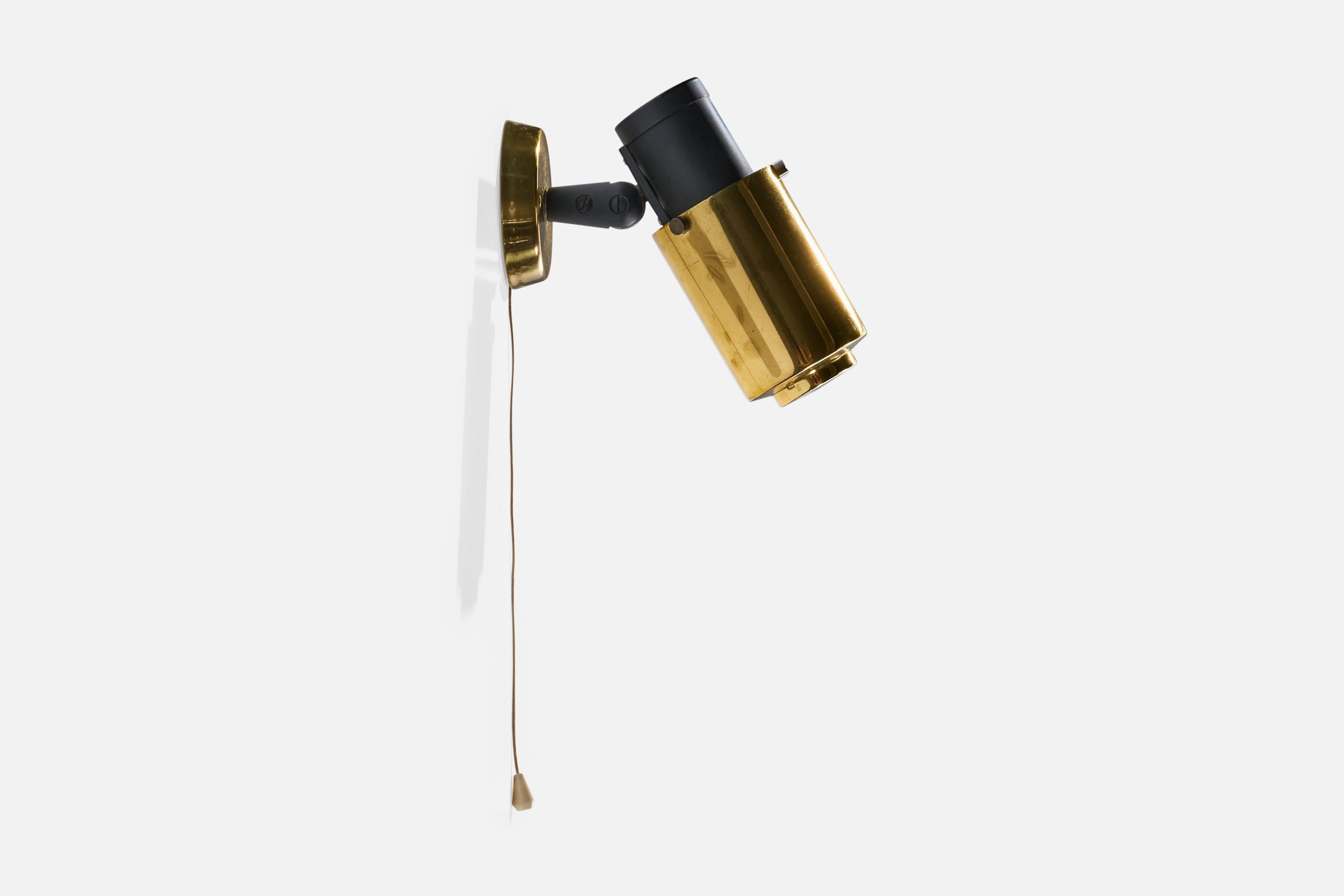 Jacques Biny, Apliques, Latón, Metal, Vidrio, Francia, Años 50 en Bueno estado para la venta en High Point, NC