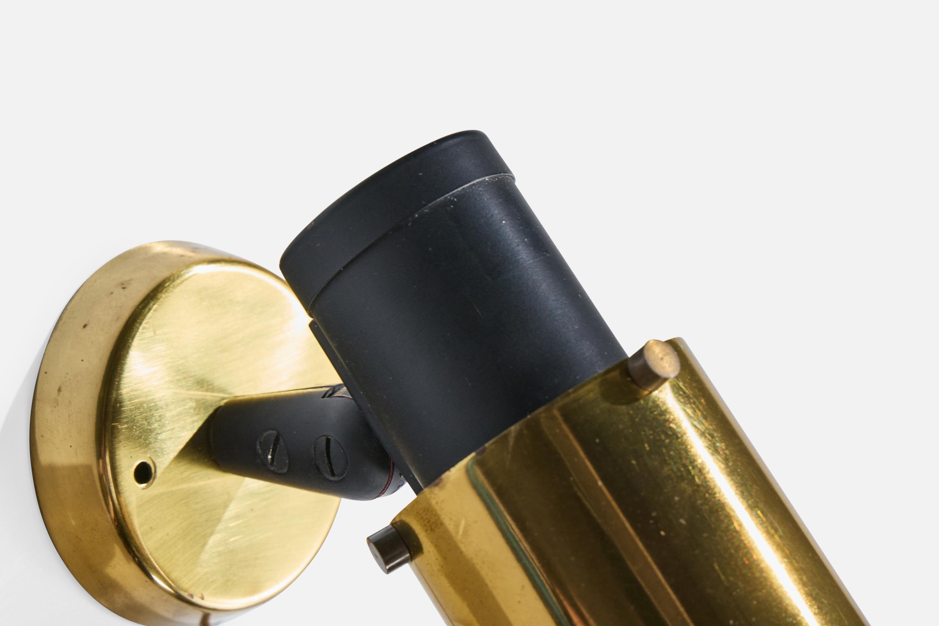 Jacques Biny, Apliques, Latón, Metal, Vidrio, Francia, Años 50 en venta 1