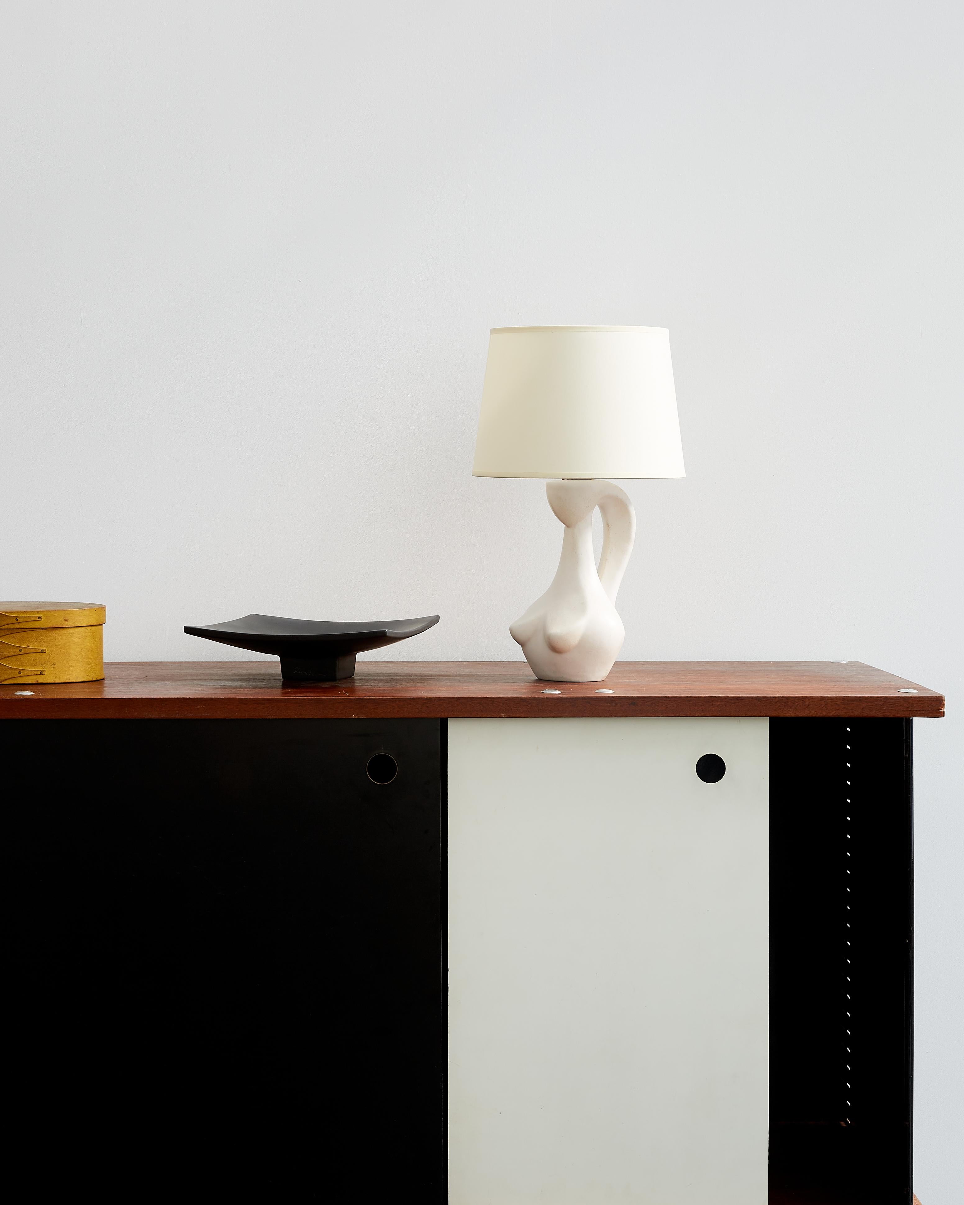 Jacques Blin Ceramic Table Lamp c.1950 For Sale 1
