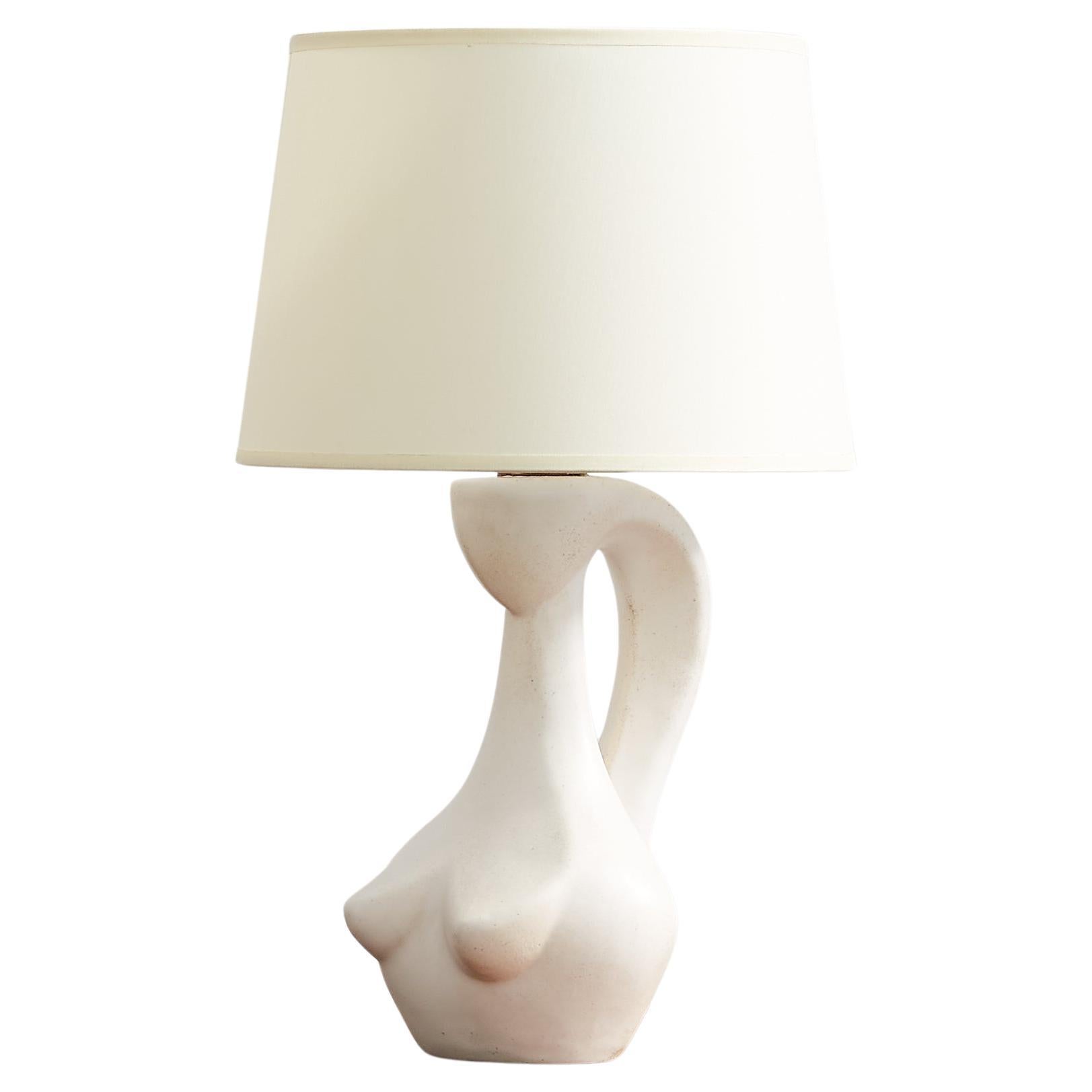 Lampada da tavolo in ceramica Jacques Blin c.1950