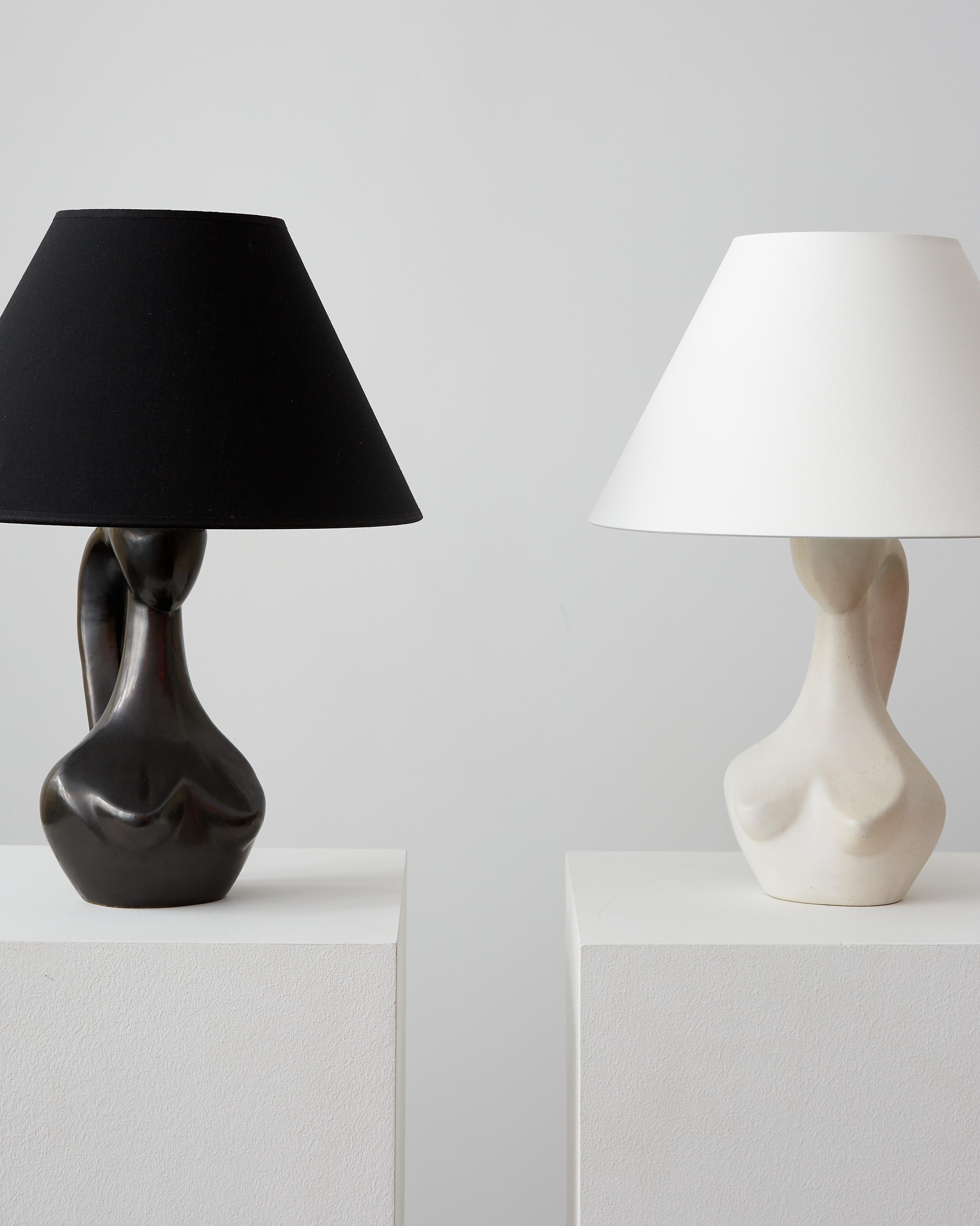 Français Lampes de table en céramique de Jacques Blin, vers 1955 en vente