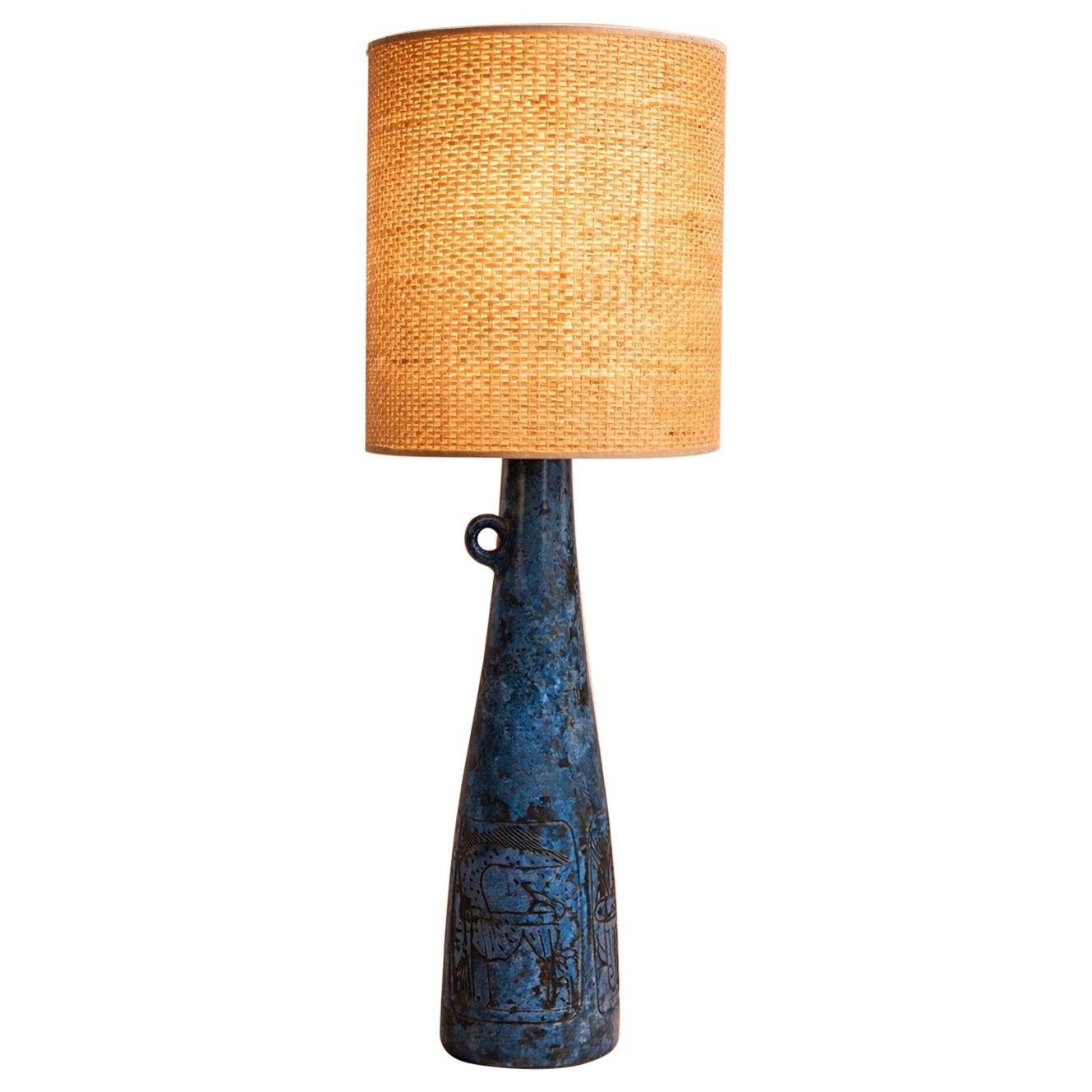 Jacques Blin - Elegant ceramic lamp 1950