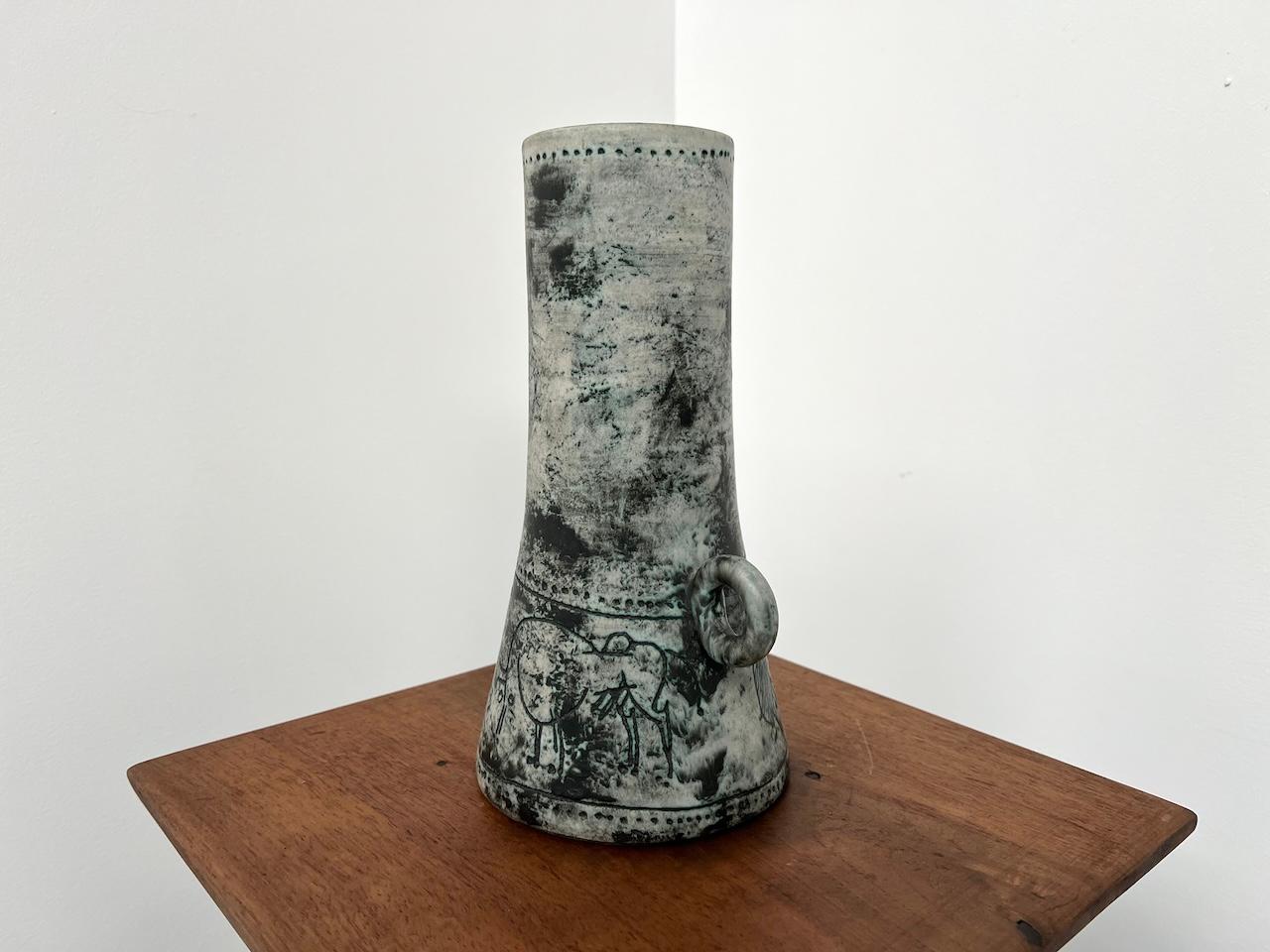 Mid-Century moderno Jacques Blin, grande vaso svasato, 1950 circa, Francia in vendita