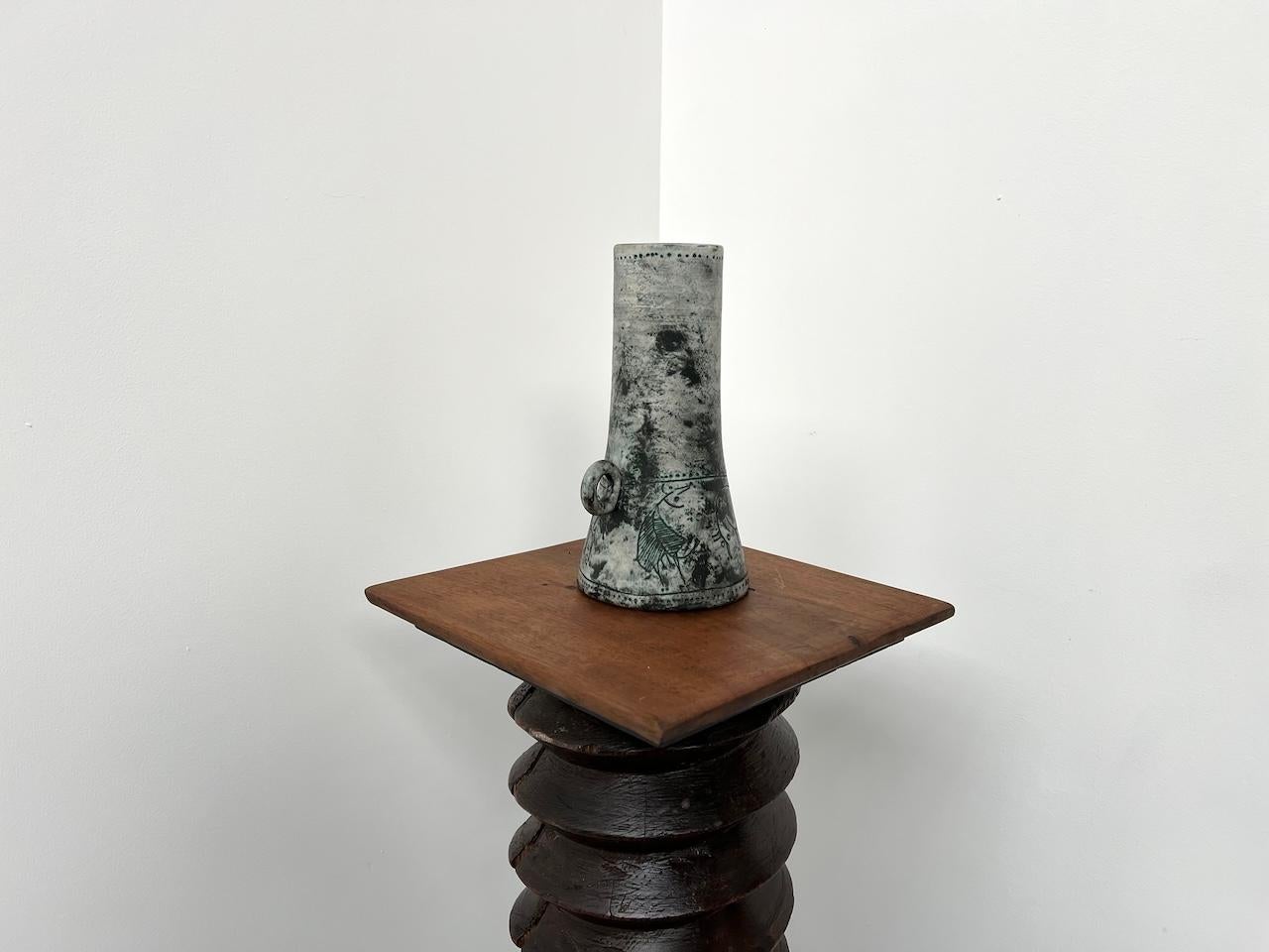 Jacques Blin, grande vaso svasato, 1950 circa, Francia In condizioni ottime in vendita a LYON, FR