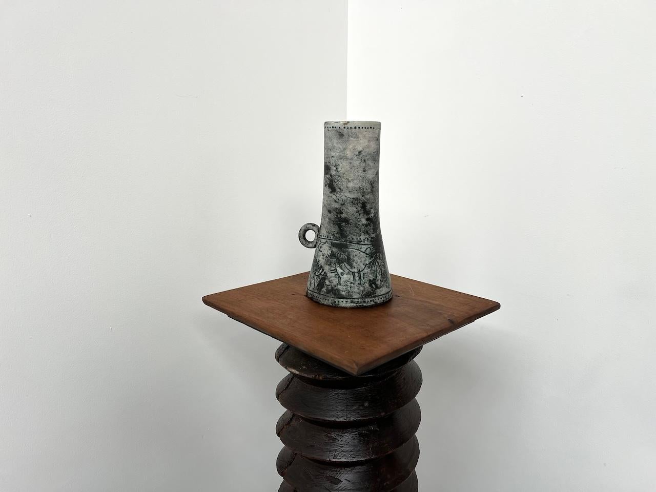 Metà XX secolo Jacques Blin, grande vaso svasato, 1950 circa, Francia in vendita