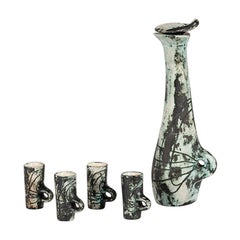 Jacques Blin, Pitcher and Cups Set, France