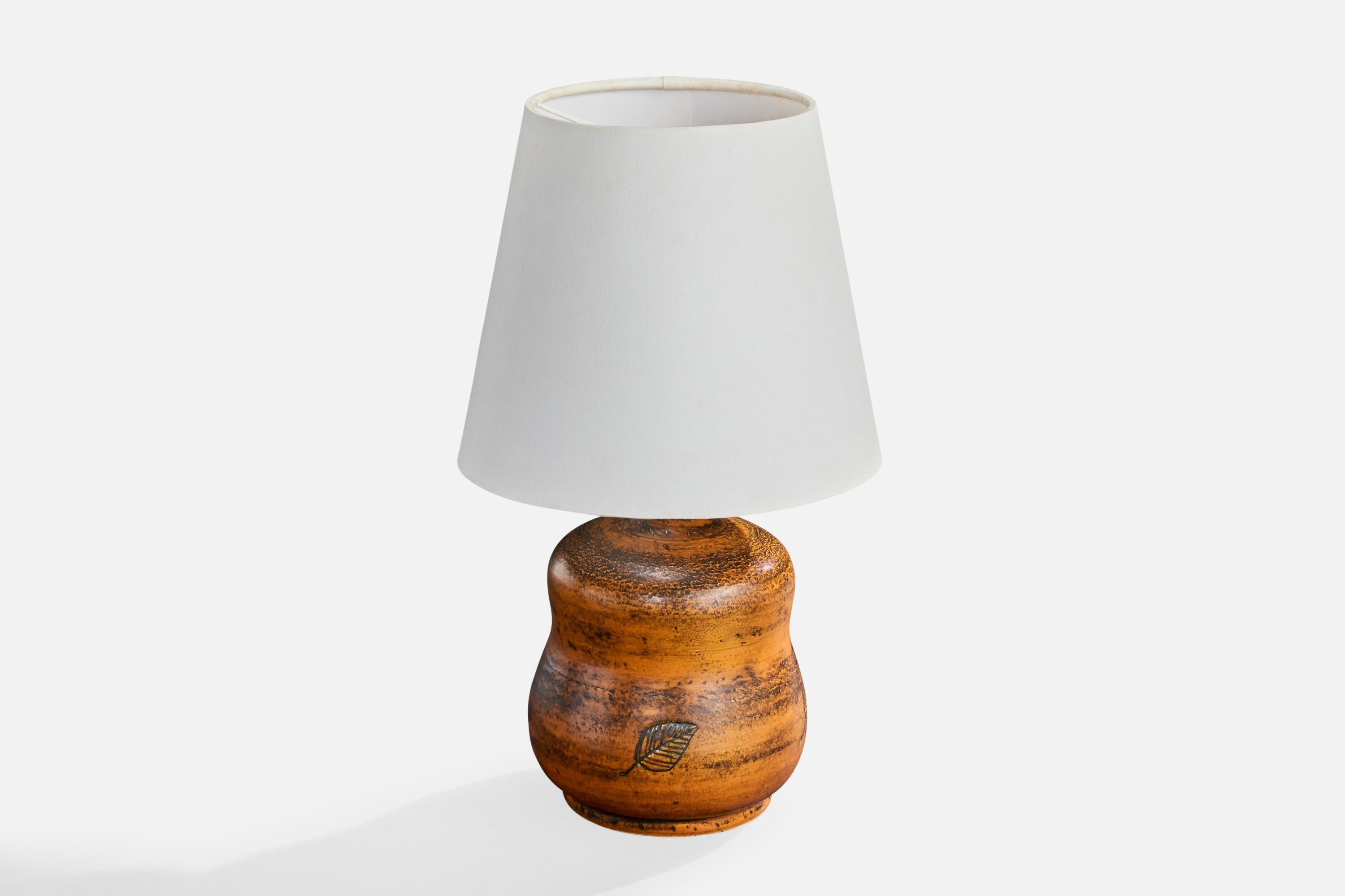 Jacques Blin, Lámpara de sobremesa, Cerámica, Francia, Años 60 Moderno de mediados de siglo en venta