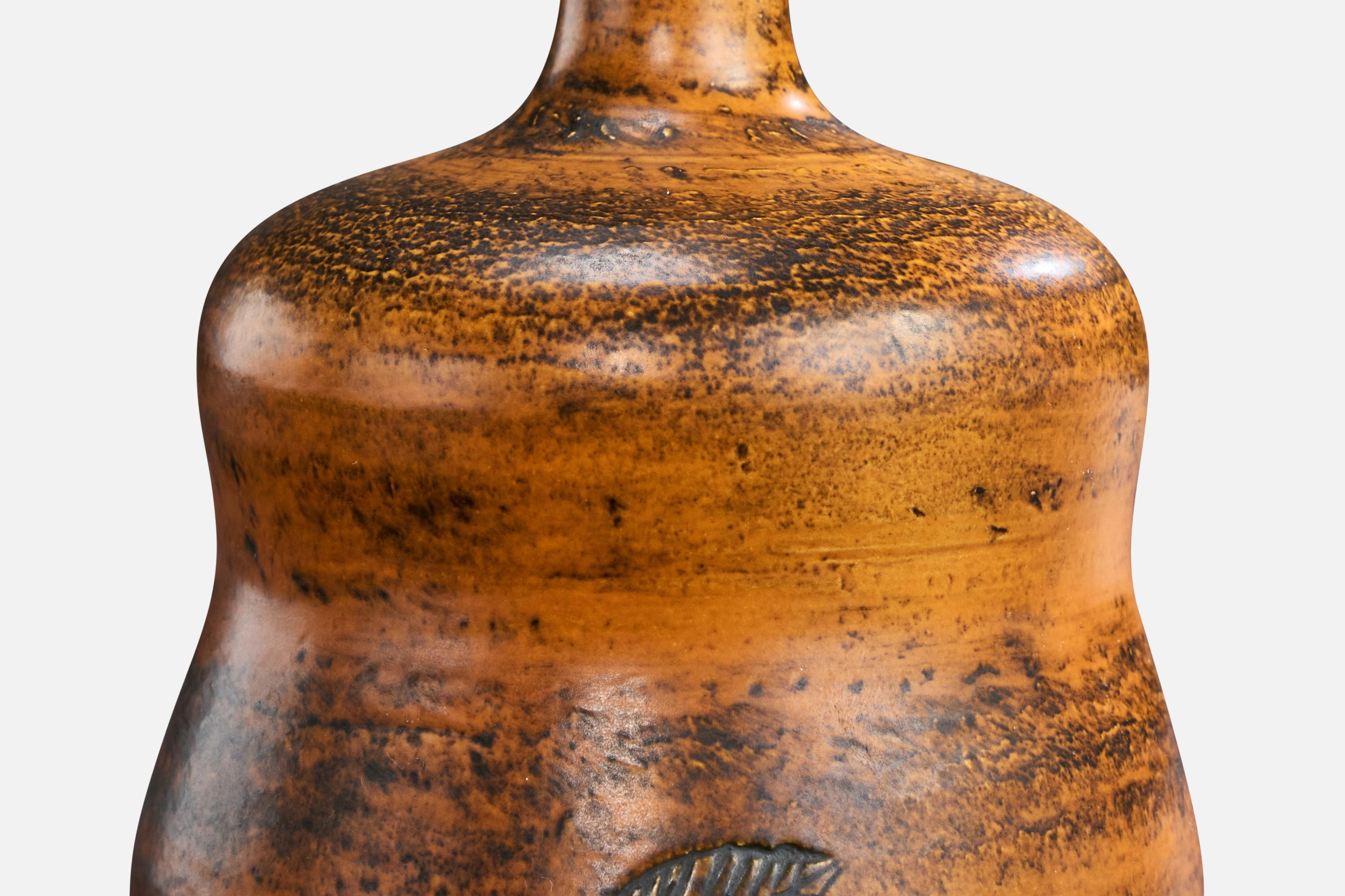 Jacques Blin, Lámpara de sobremesa, Cerámica, Francia, Años 60 mediados del siglo XX en venta