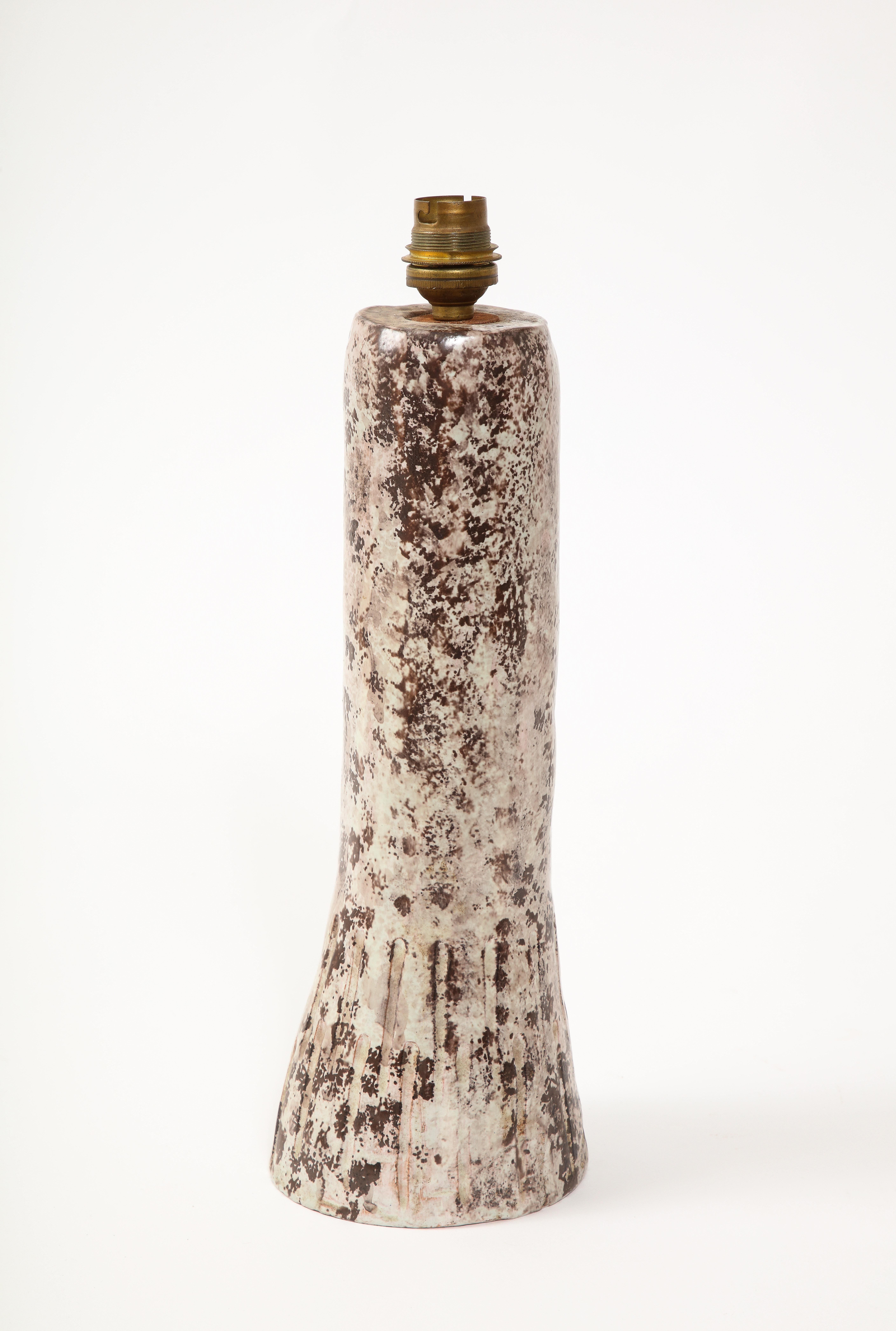 Ceramica Lampada da tavolo in ceramica Jacques Blin, Francia, anni '50