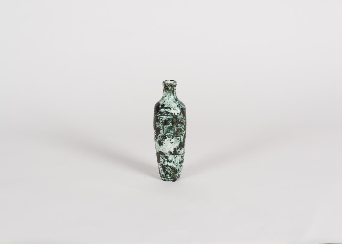 Glazed ceramic vase by Jacques Blin.
