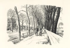 "Quai D'Orsay" original etching